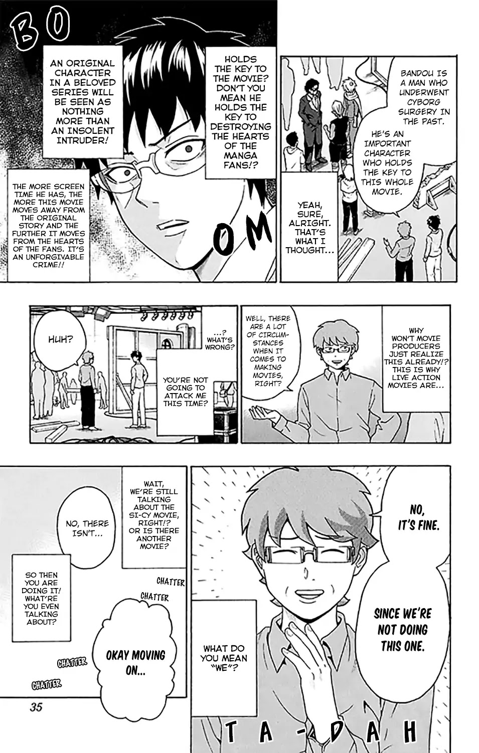Saiki Kusuo no Sainan Chapter 264 page 12 - Chapter 264: Please Go Watch the Live ActPSIon Movie!