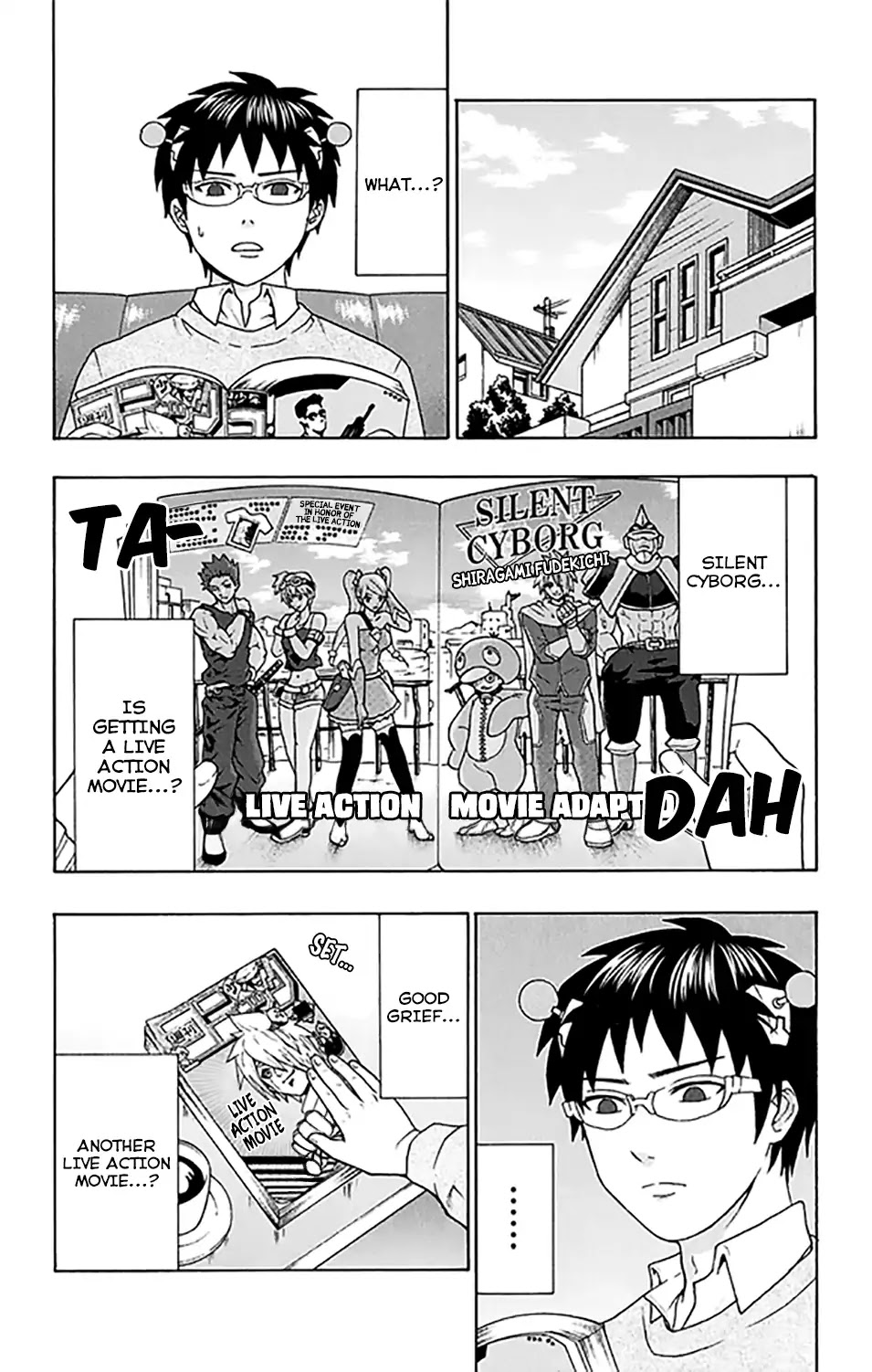 Saiki Kusuo no Sainan Chapter 264 page 3 - Chapter 264: Please Go Watch the Live ActPSIon Movie!