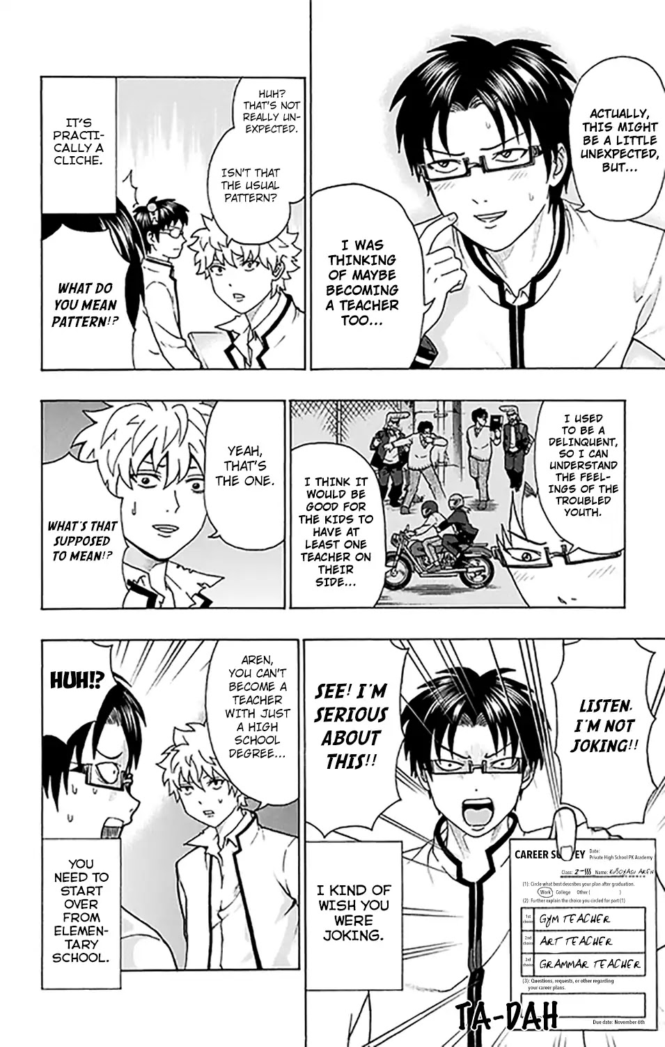 Saiki Kusuo no Sainan Chapter 265 page 11 - Chapter 265: To Each Their Own. MiscPSIllaneous Career Paths!