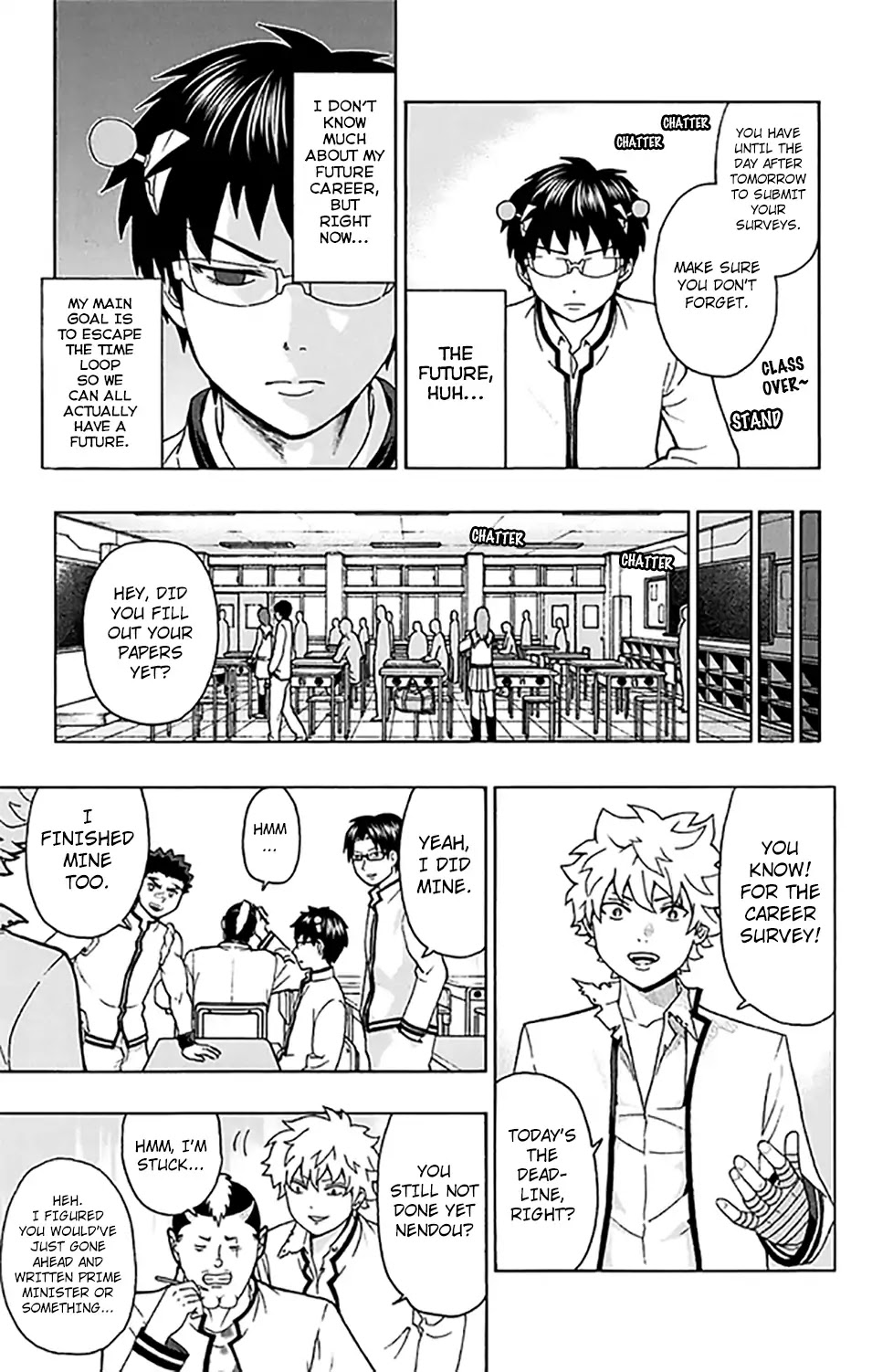 Saiki Kusuo no Sainan Chapter 265 page 4 - Chapter 265: To Each Their Own. MiscPSIllaneous Career Paths!