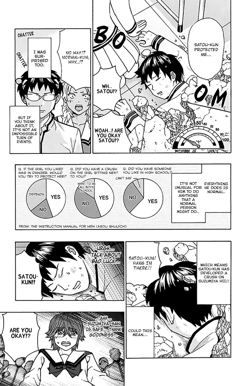 Saiki Kusuo no Sainan Chapter 267 page 12 - Chapter 267: The Battle Between DiPSIster and PerfecPSIon!!