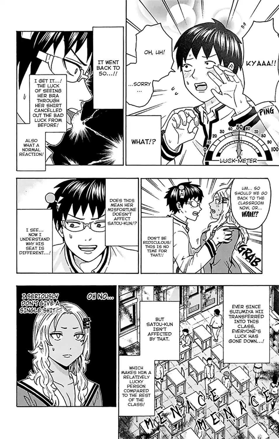 Saiki Kusuo no Sainan Chapter 267 page 9 - Chapter 267: The Battle Between DiPSIster and PerfecPSIon!!