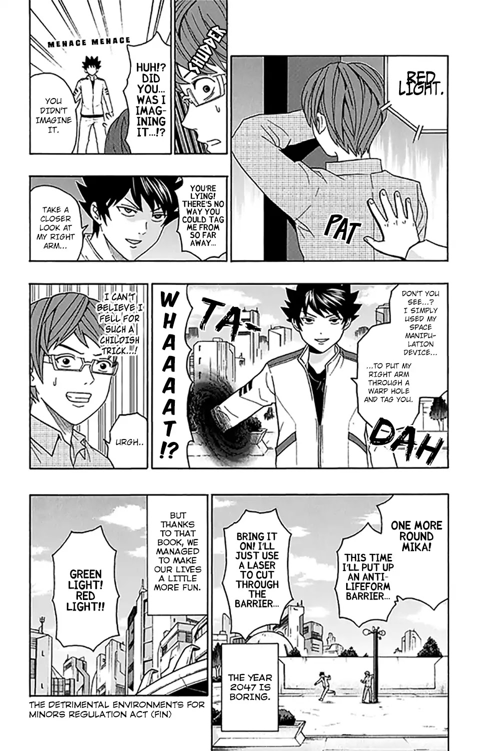 Saiki Kusuo no Sainan Chapter 272.5 page 17 - Chapter 272.5: The Detrimental Environments for Minors Regulation Act