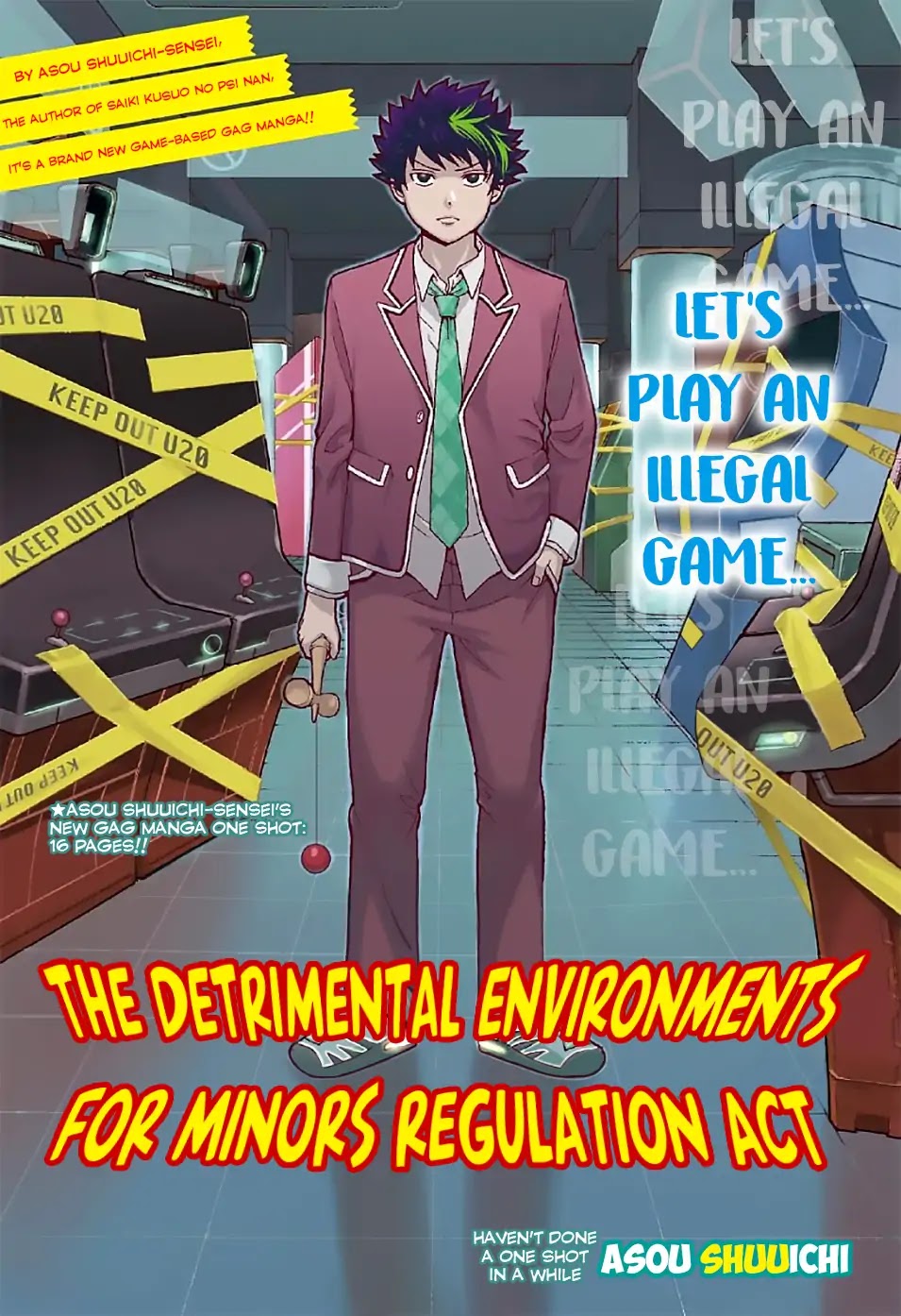 Saiki Kusuo no Sainan Chapter 272.5 page 2 - Chapter 272.5: The Detrimental Environments for Minors Regulation Act