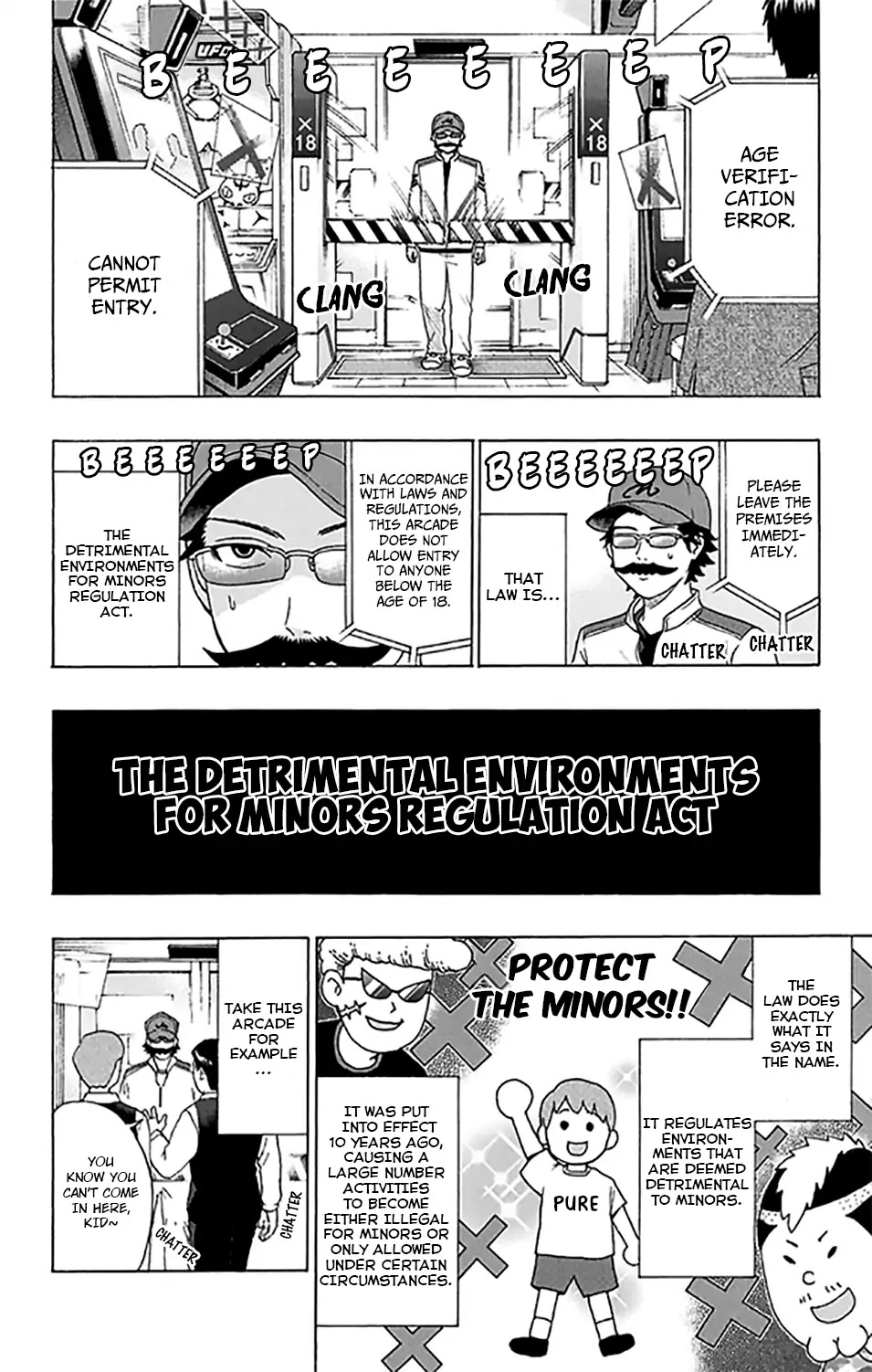Saiki Kusuo no Sainan Chapter 272.5 page 4 - Chapter 272.5: The Detrimental Environments for Minors Regulation Act