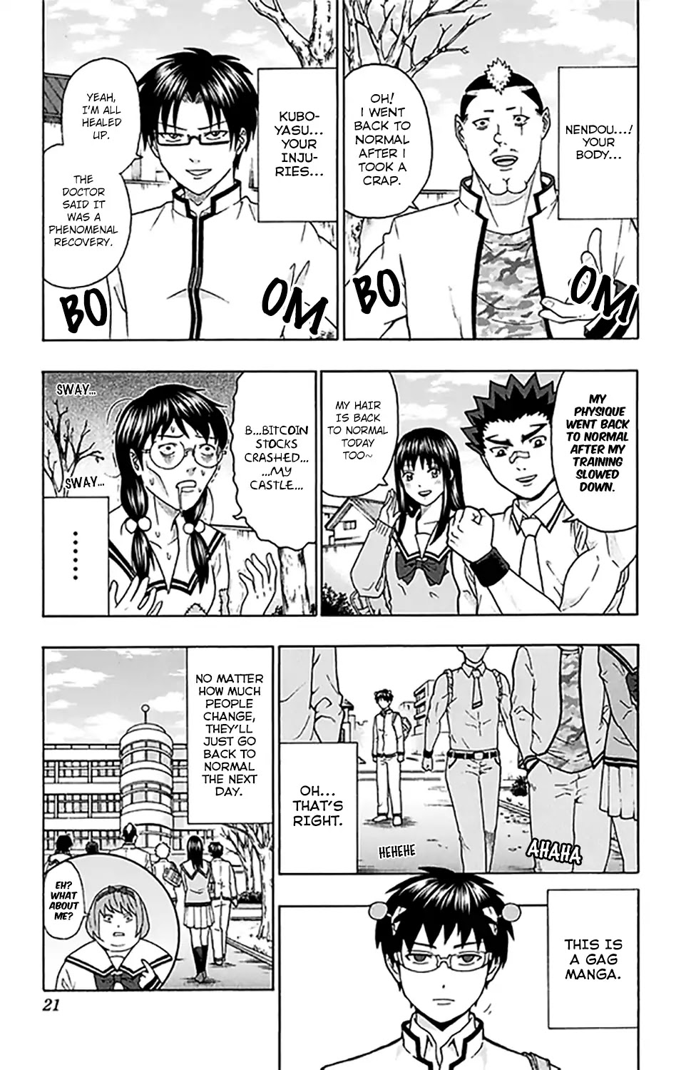 Saiki Kusuo no Sainan Chapter 273 page 23 - Chapter 273: The Worst PSIchool Break