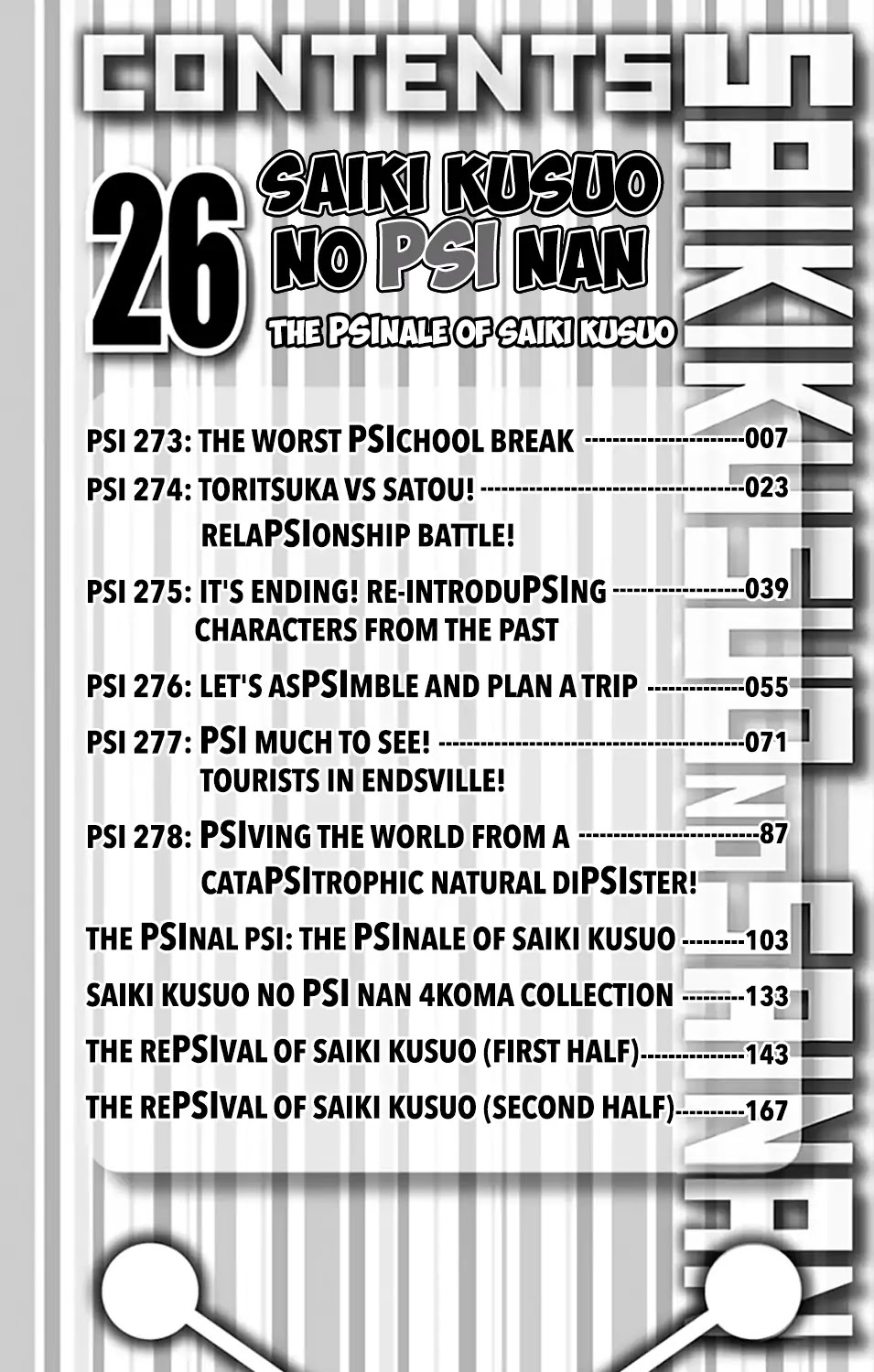 Saiki Kusuo no Sainan Chapter 273 page 8 - Chapter 273: The Worst PSIchool Break