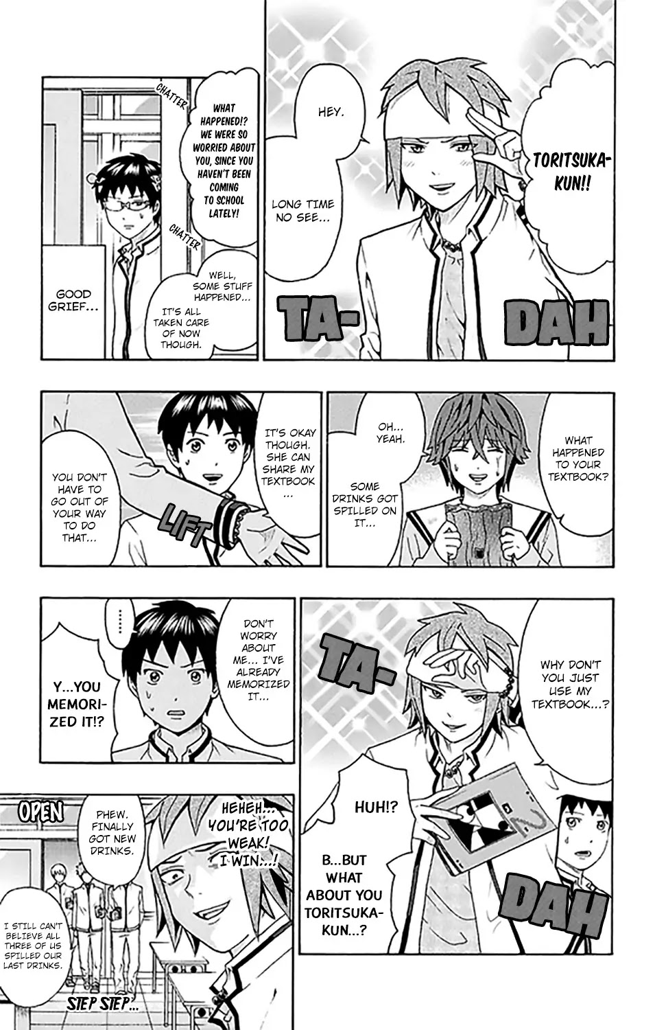 Saiki Kusuo no Sainan Chapter 274 page 6 - Chapter 274: Toritsuka vs Satou! RelaPSIonship Battle!