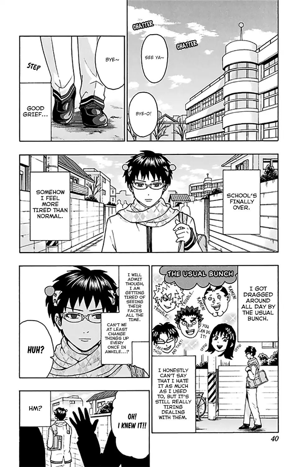 Saiki Kusuo no Sainan Chapter 275 page 3 - Chapter 275: It's Ending! Re-introduPSIng Characters from the Past