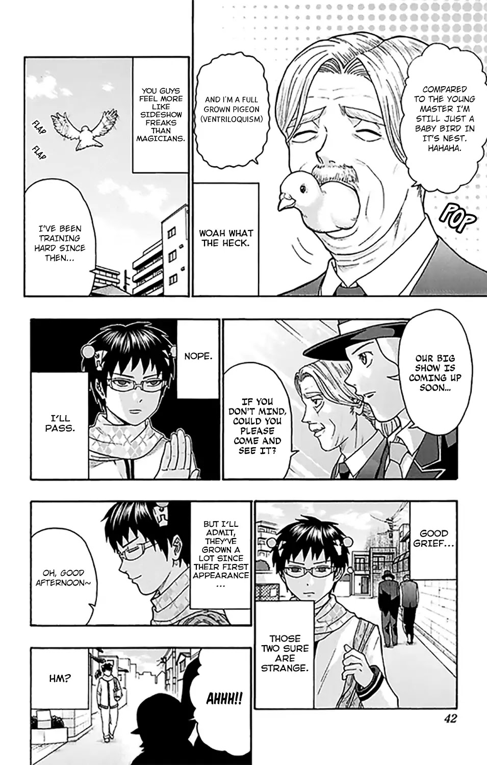 Saiki Kusuo no Sainan Chapter 275 page 5 - Chapter 275: It's Ending! Re-introduPSIng Characters from the Past
