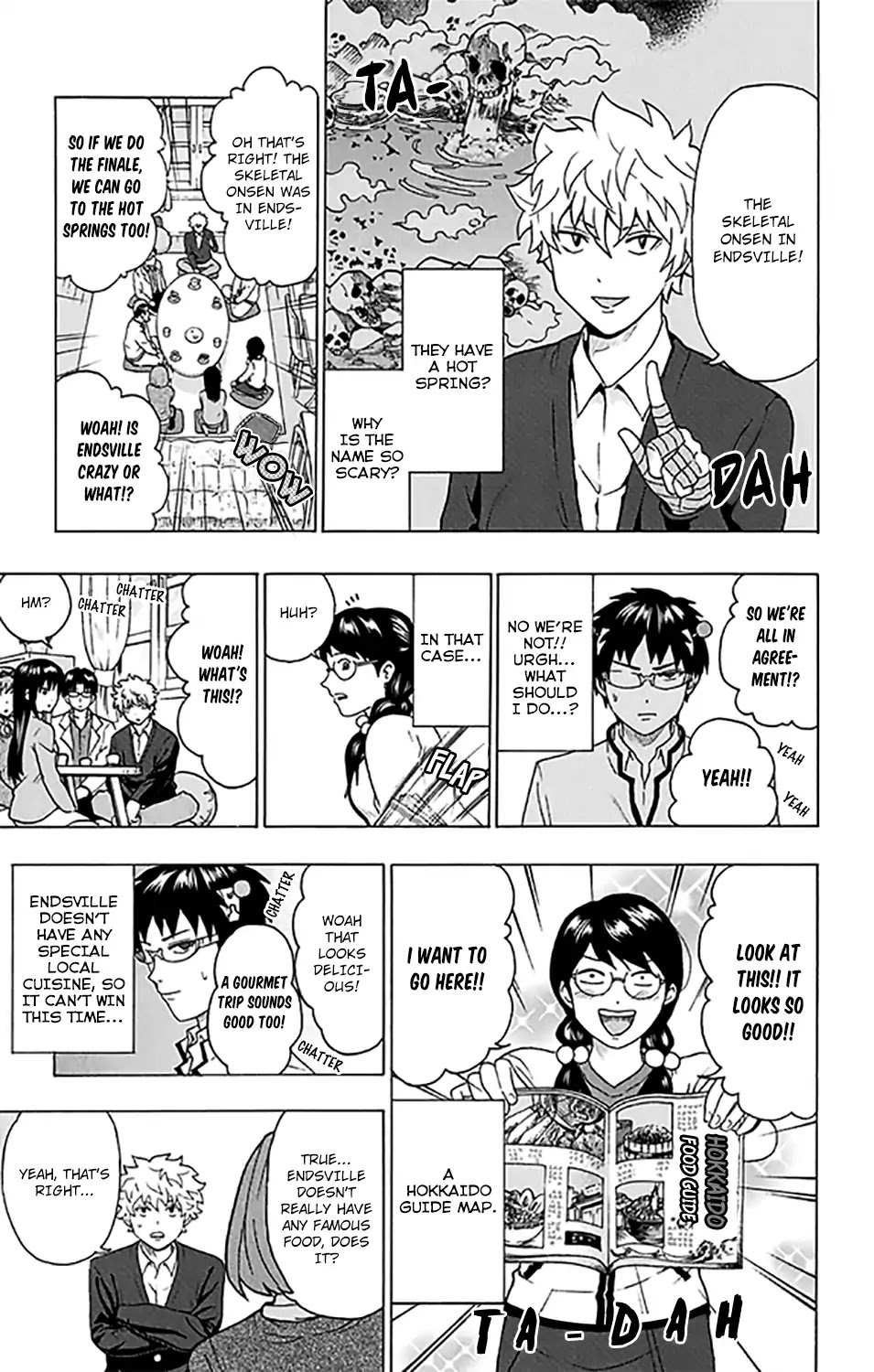 Saiki Kusuo no Sainan Chapter 276 page 12 - Chapter 276: Let's AsPSImble and Plan a Trip