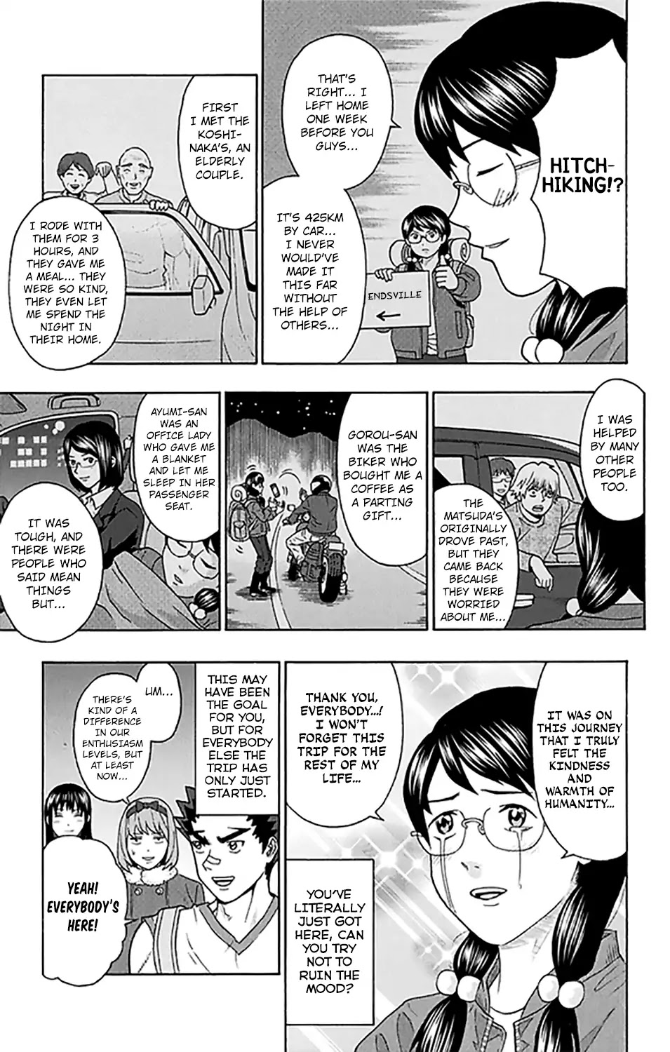 Saiki Kusuo no Sainan Chapter 277 page 8 - Chapter 277: PSI Much to See! Tourists in Endsville!