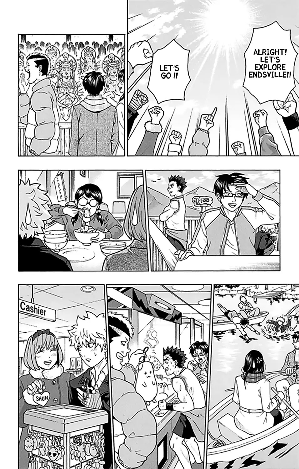 Saiki Kusuo no Sainan Chapter 277 page 9 - Chapter 277: PSI Much to See! Tourists in Endsville!