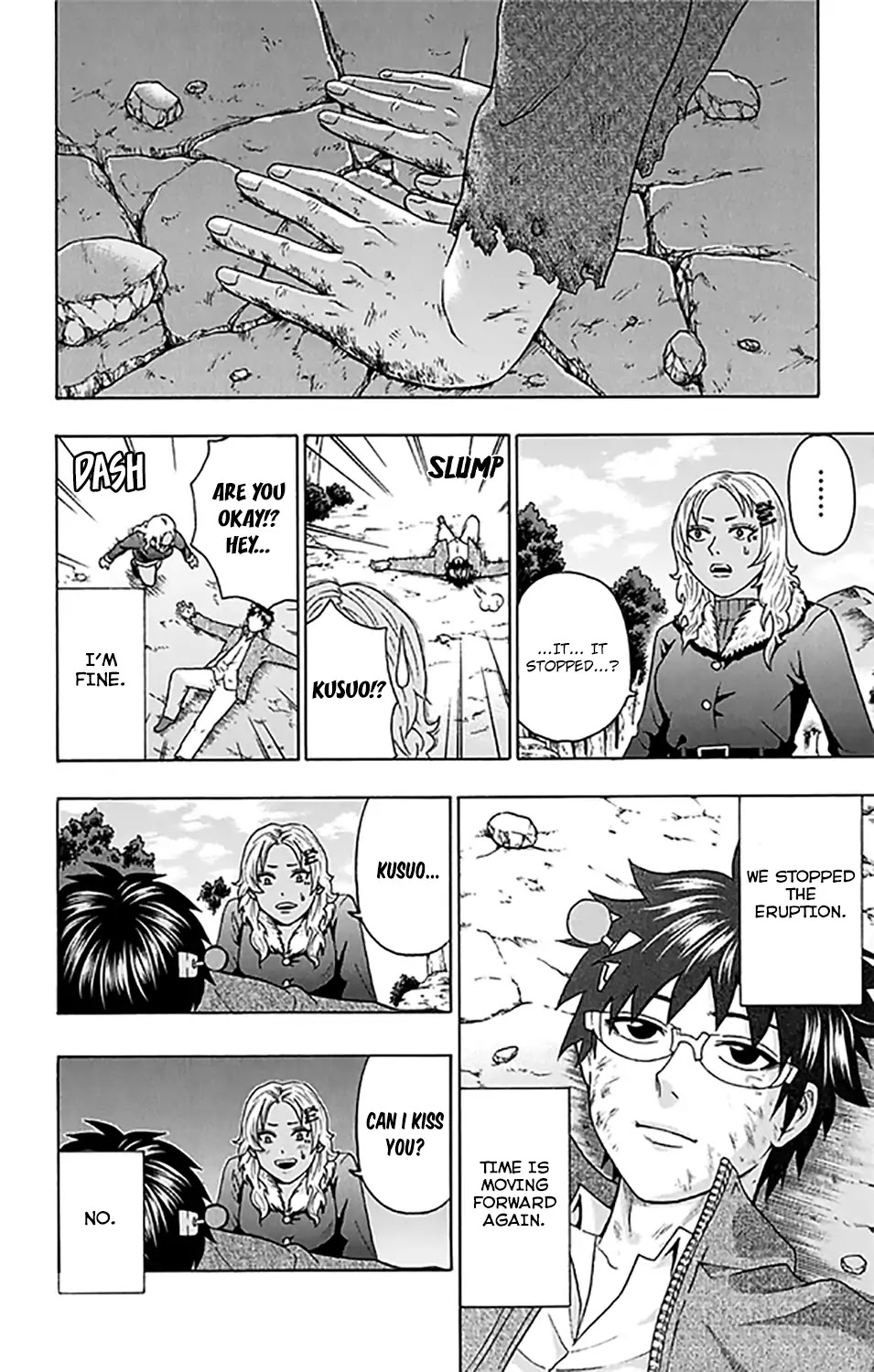 Saiki Kusuo no Sainan Chapter 278 page 15 - Chapter 278: PSIving the World from a CataPSItrophic Natural DiPSIster!