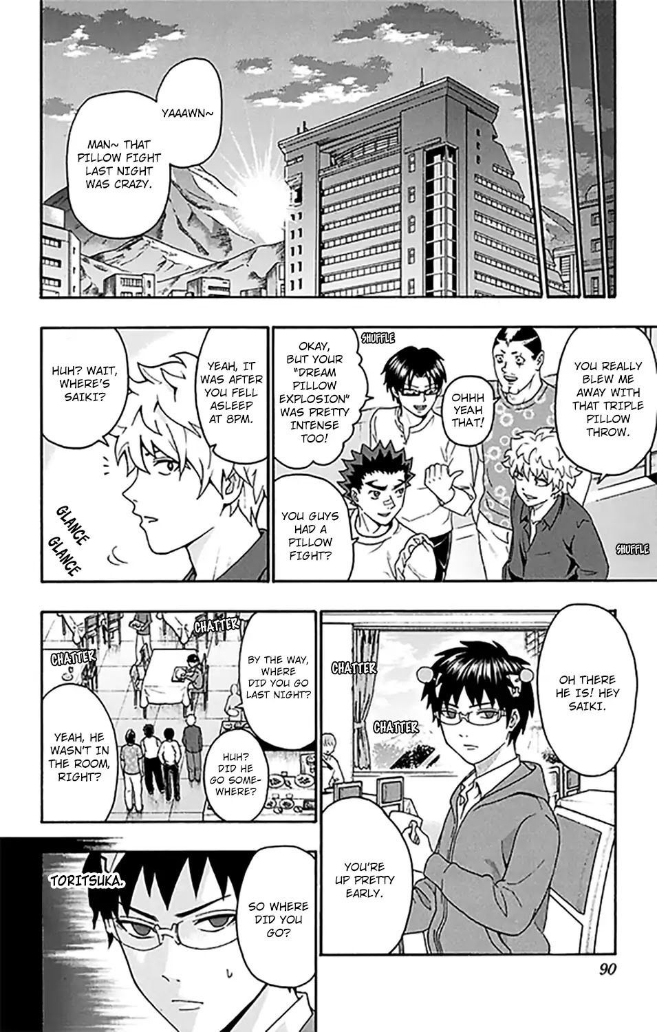 Saiki Kusuo no Sainan Chapter 278 page 5 - Chapter 278: PSIving the World from a CataPSItrophic Natural DiPSIster!