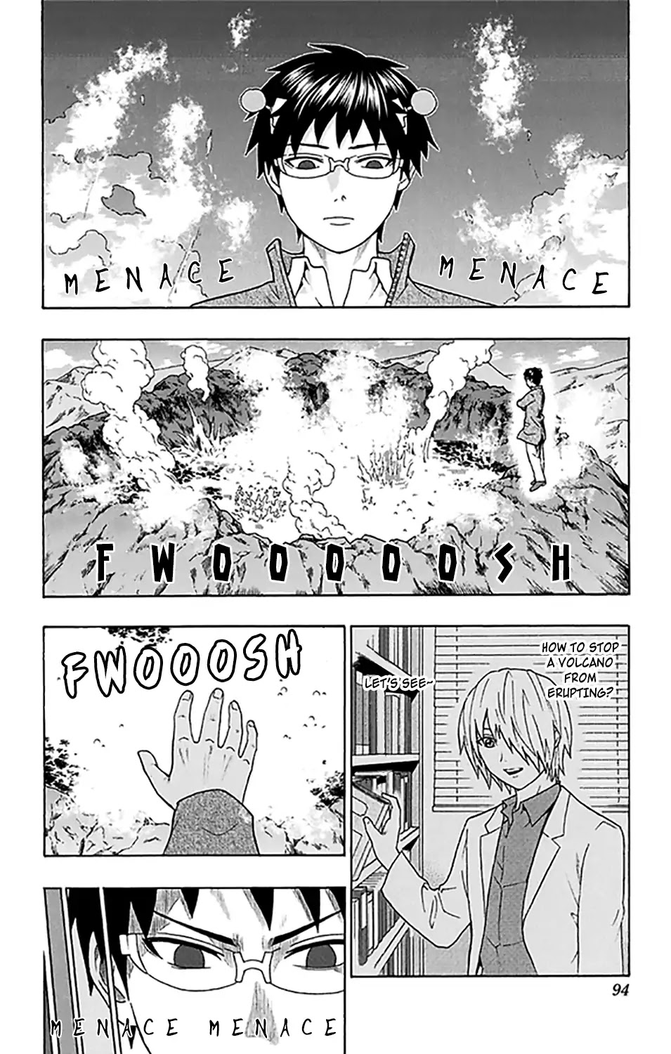 Saiki Kusuo no Sainan Chapter 278 page 9 - Chapter 278: PSIving the World from a CataPSItrophic Natural DiPSIster!