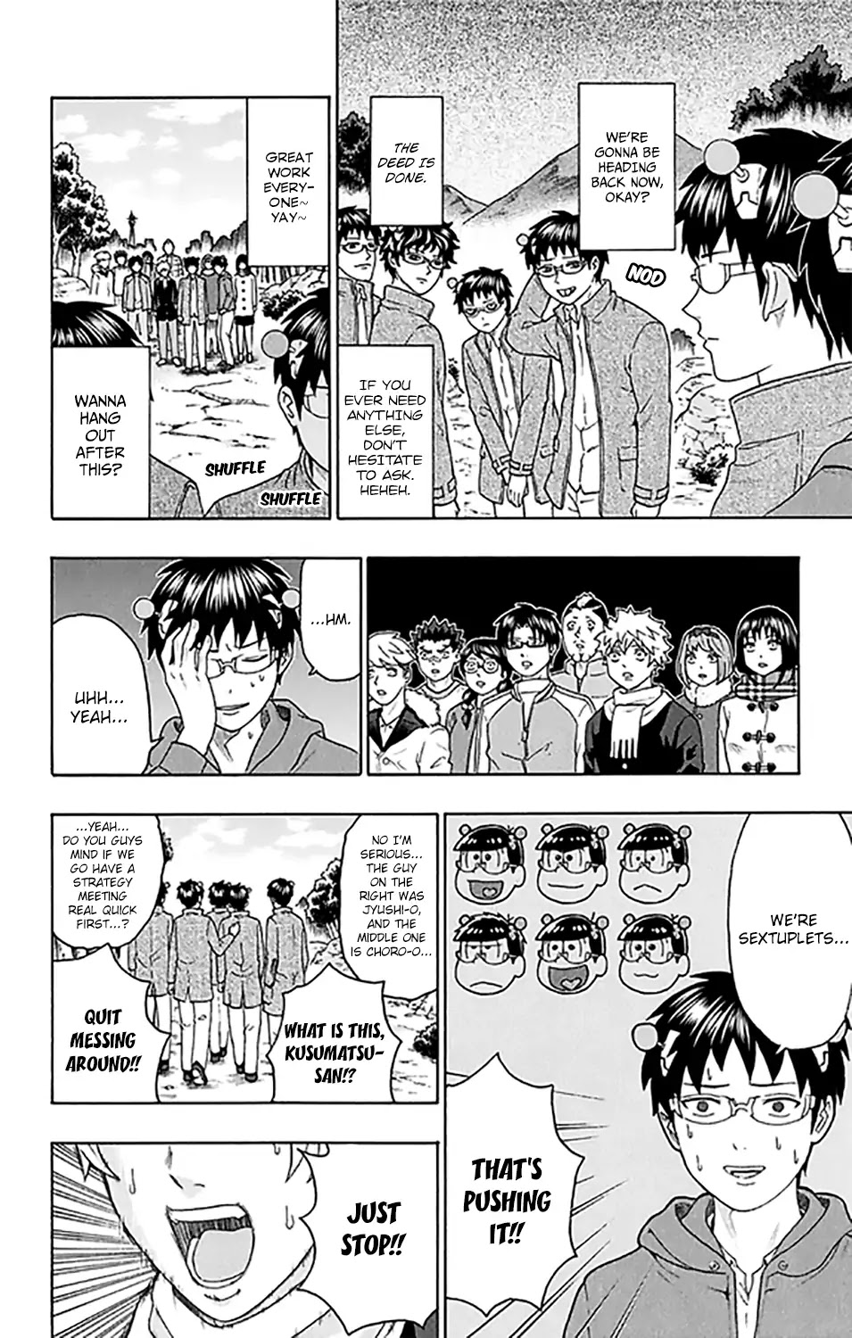 Saiki Kusuo no Sainan Chapter 279 page 10 - Chapter 279: The PSInale of Saiki Kusuo