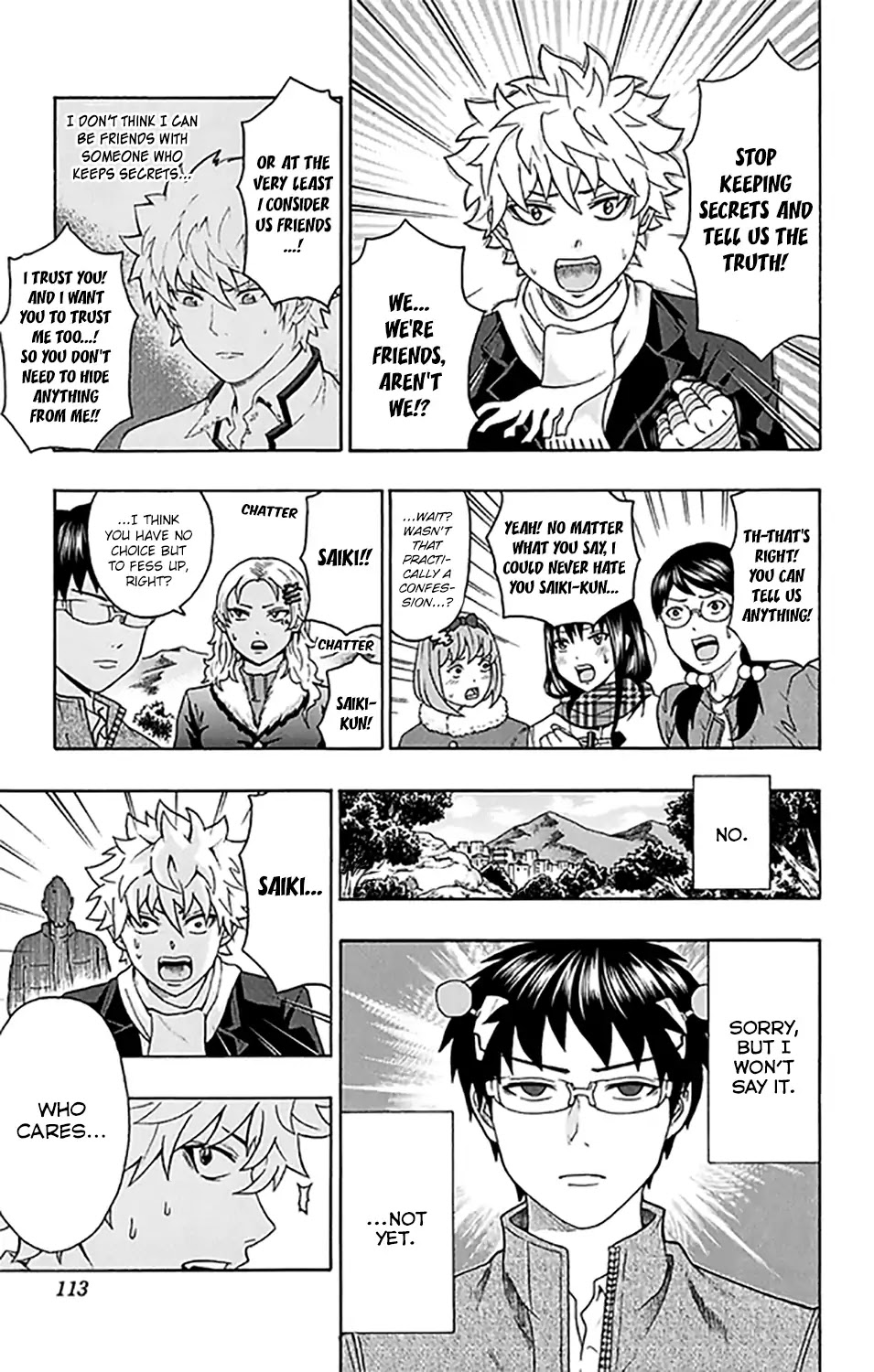 Saiki Kusuo no Sainan Chapter 279 page 11 - Chapter 279: The PSInale of Saiki Kusuo