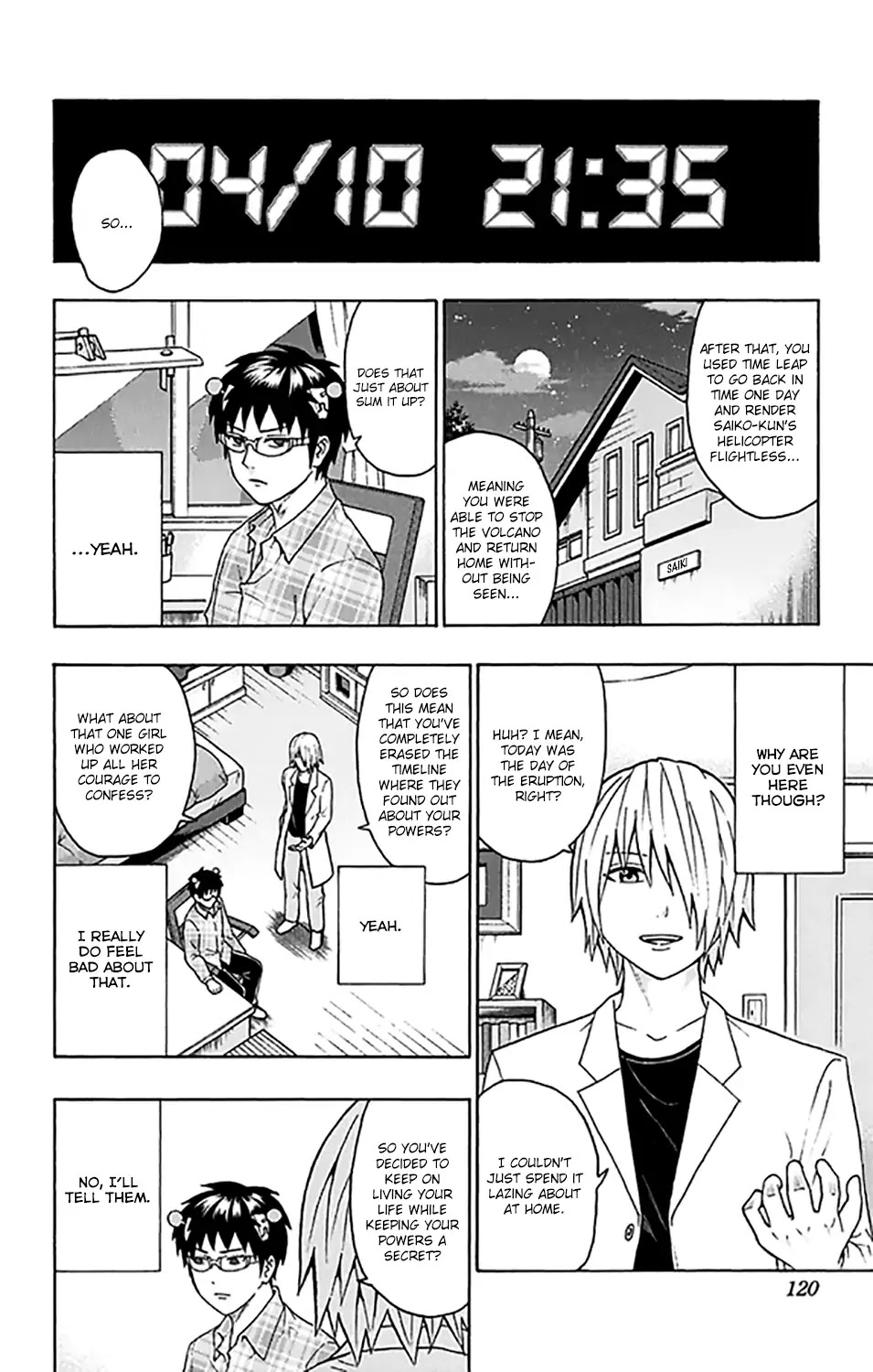 Saiki Kusuo no Sainan Chapter 279 page 18 - Chapter 279: The PSInale of Saiki Kusuo