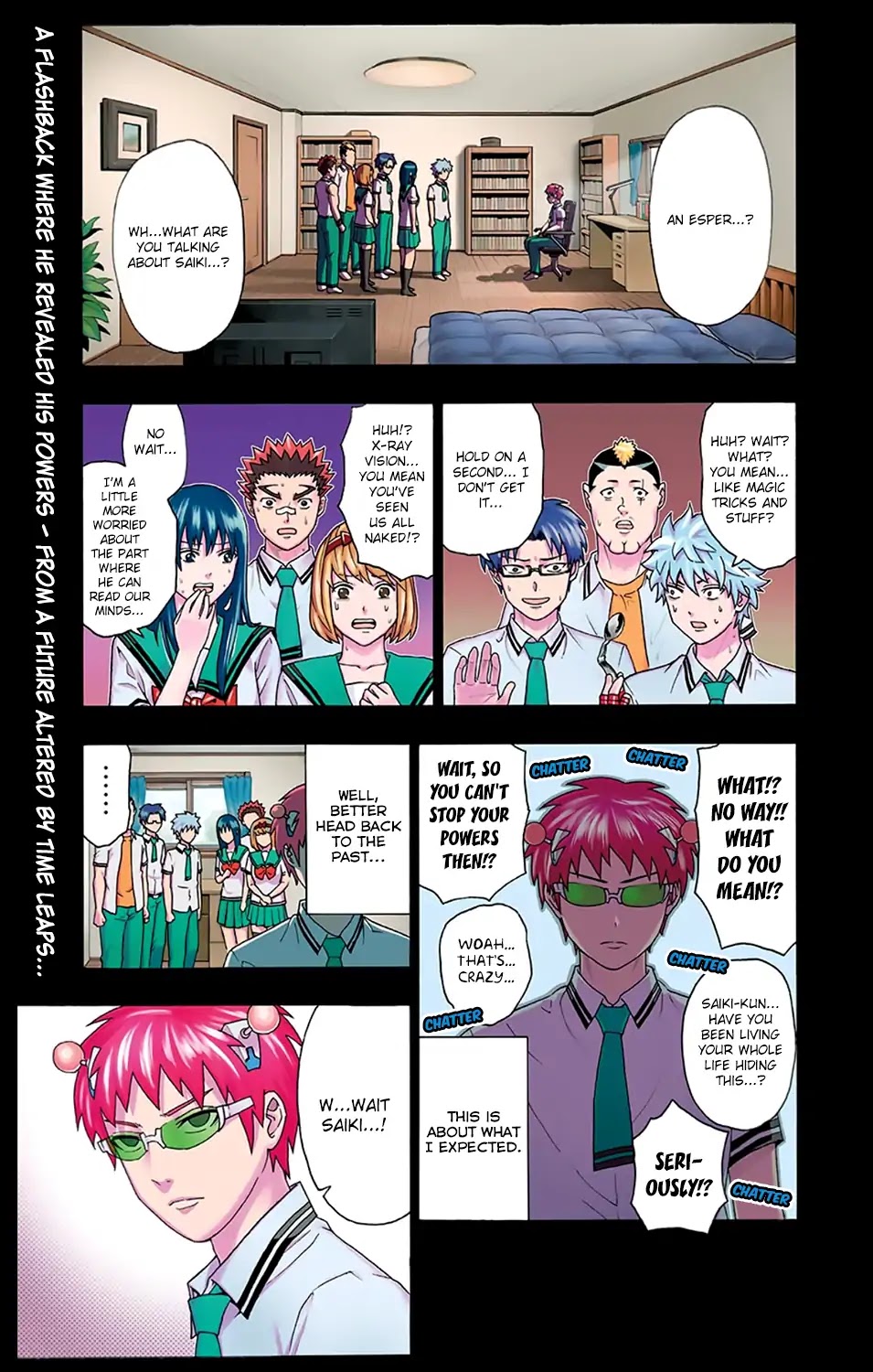Saiki Kusuo no Sainan Chapter 279 page 2 - Chapter 279: The PSInale of Saiki Kusuo