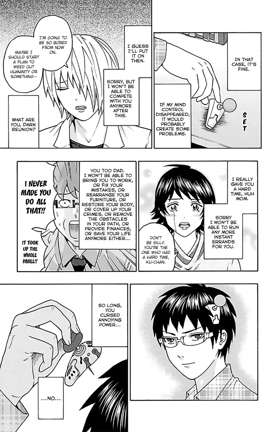 Saiki Kusuo no Sainan Chapter 279 page 21 - Chapter 279: The PSInale of Saiki Kusuo