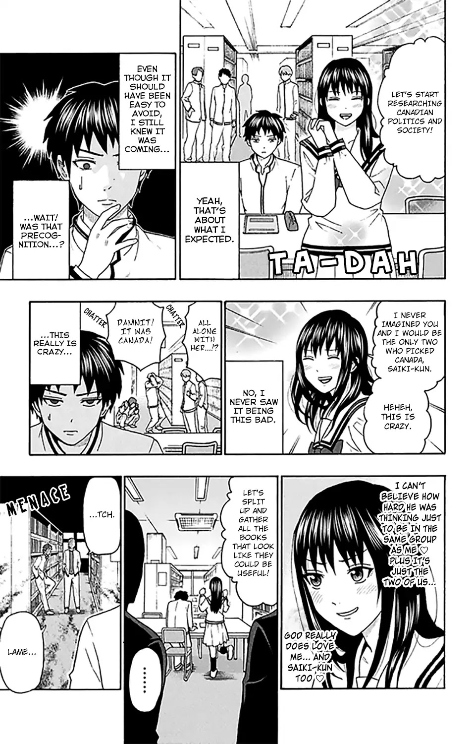 Saiki Kusuo no Sainan Chapter 280 page 13 - Chapter 280: The RePSIval of Saiki Kusuo (First Half)