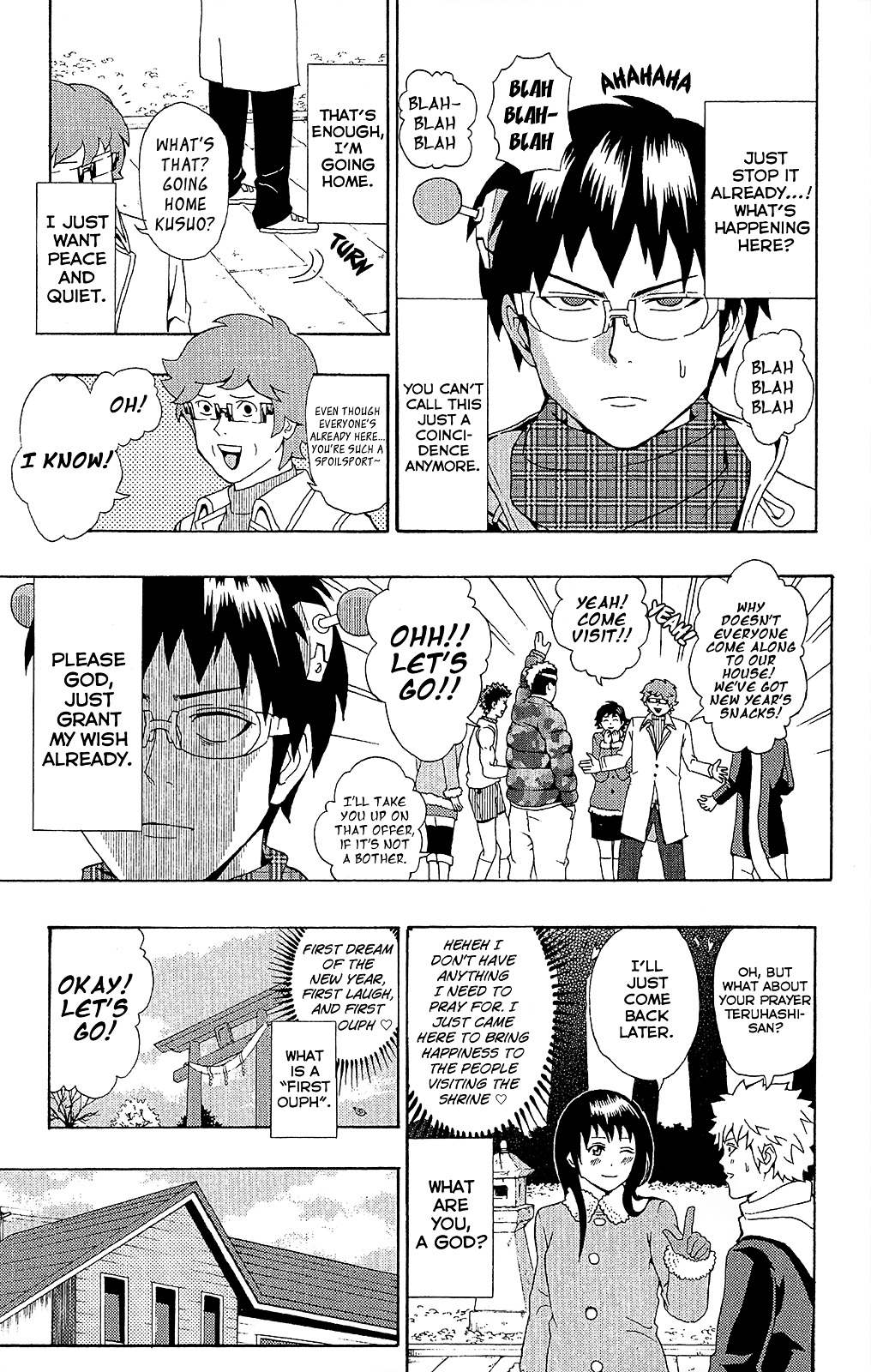 Saiki Kusuo no Sainan Chapter 34.2 page 14 - Chapter 34 : A PSIreously Annoying New Year's (part 1)v2