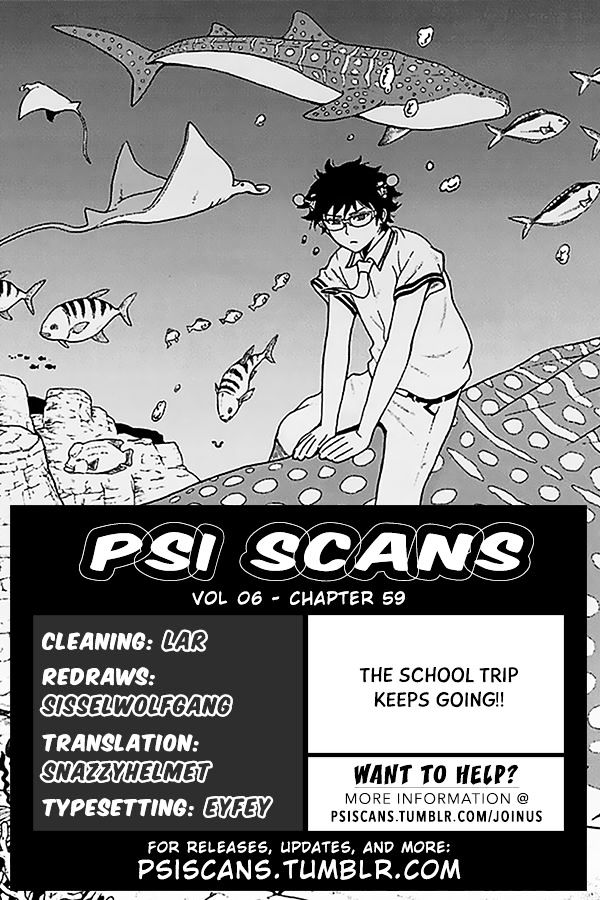 Saiki Kusuo no Sainan Chapter 59 page 1 - Chapter 59 : PSIorry 'bout that! The Okinawan school trip
