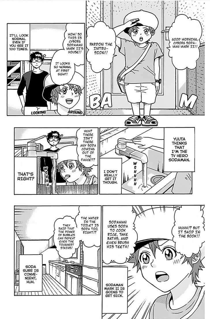 Saiki Kusuo no Sainan Chapter 63 page 12 - Chapter 63 : PSIborg Sodaman Mark II vs Mysterious Being Lemonade