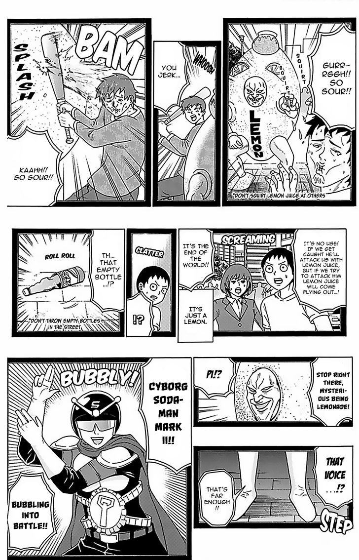 Saiki Kusuo no Sainan Chapter 63 page 15 - Chapter 63 : PSIborg Sodaman Mark II vs Mysterious Being Lemonade