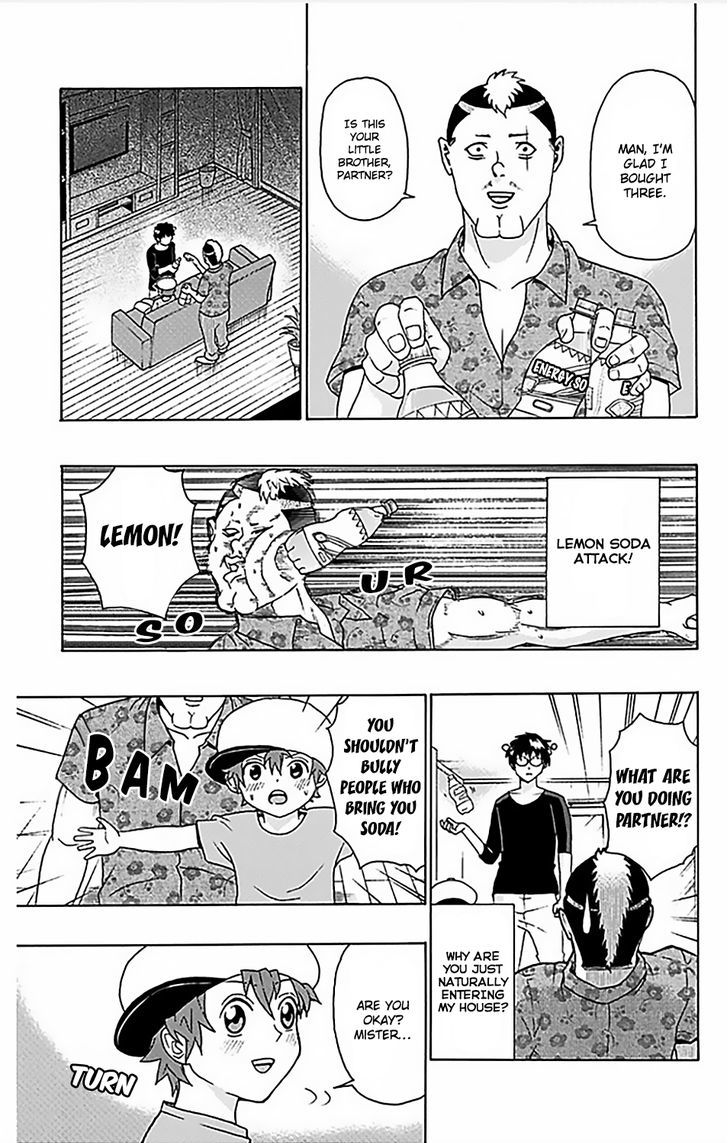 Saiki Kusuo no Sainan Chapter 63 page 19 - Chapter 63 : PSIborg Sodaman Mark II vs Mysterious Being Lemonade