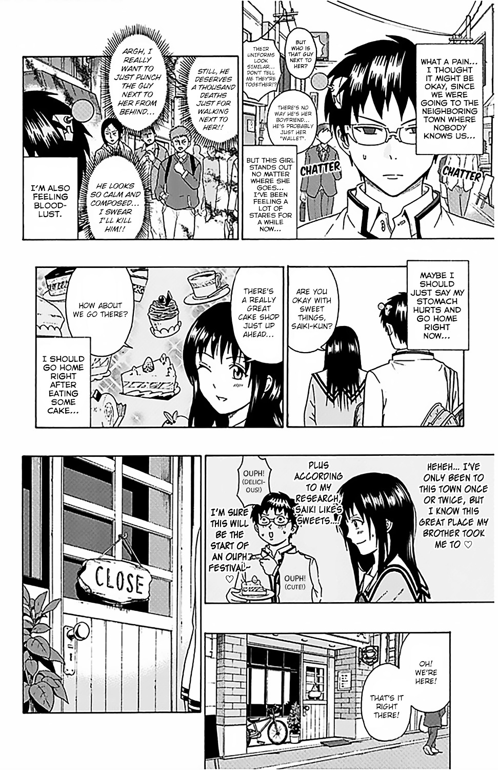 Saiki Kusuo no Sainan Chapter 76 page 11 - Chapter 76 : The Most PSItunningly Beautiful Girl vs the Man Who Will Never Fall ...