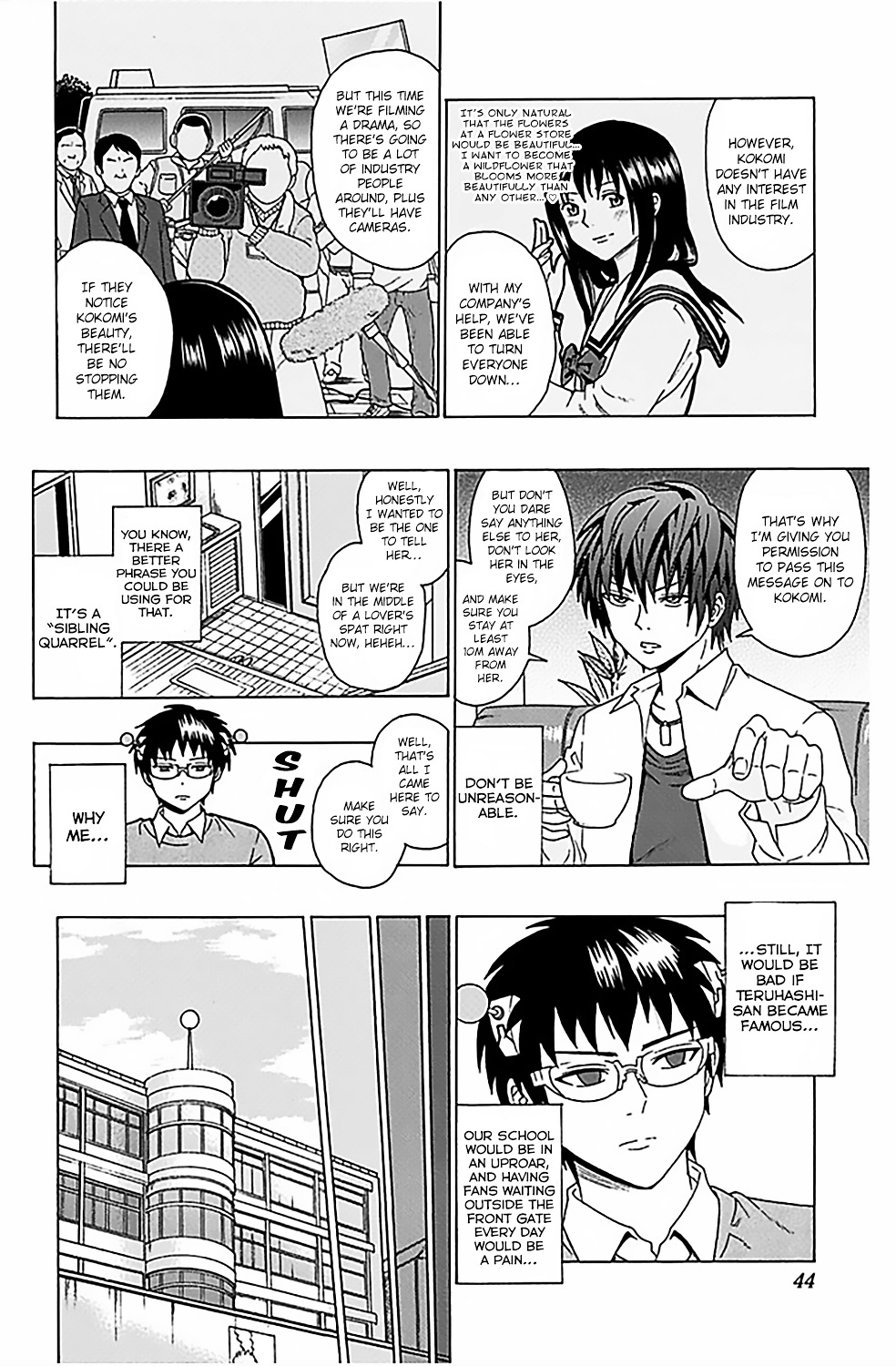 Saiki Kusuo no Sainan Chapter 76 page 7 - Chapter 76 : The Most PSItunningly Beautiful Girl vs the Man Who Will Never Fall ...
