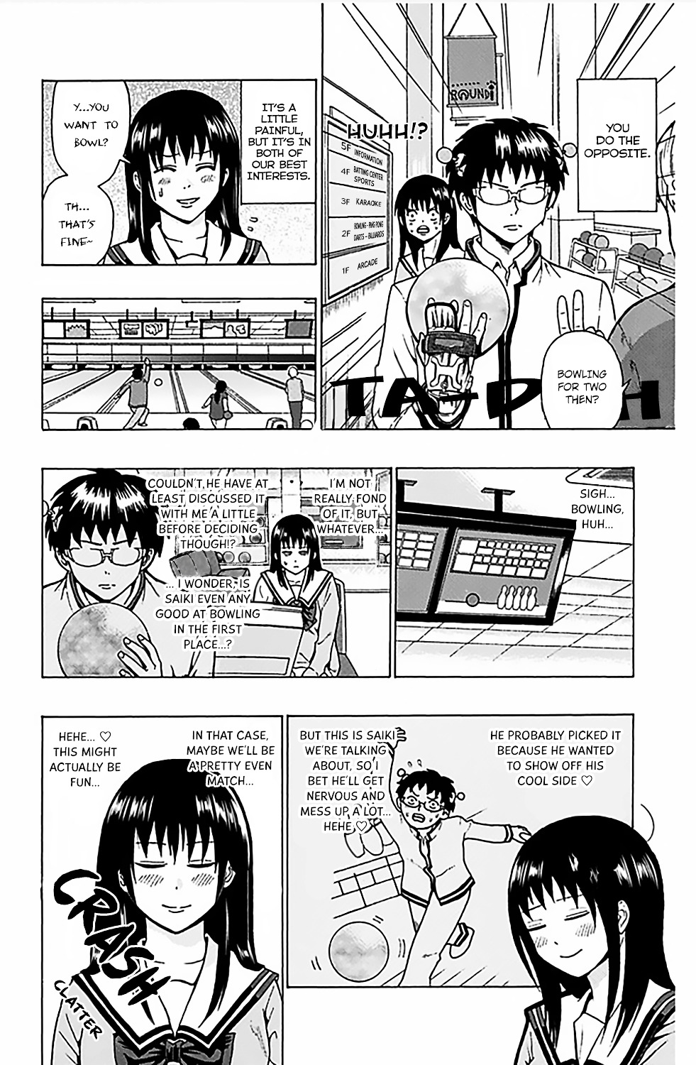 Saiki Kusuo no Sainan Chapter 77.2 page 11 - Chapter 77 v2 : v2 The Most PSItunningly Beautiful Girl vs the Man Who Will Never Fa...
