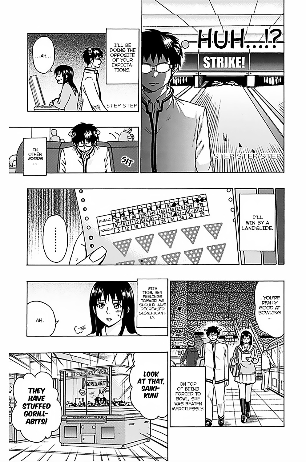 Saiki Kusuo no Sainan Chapter 77.2 page 12 - Chapter 77 v2 : v2 The Most PSItunningly Beautiful Girl vs the Man Who Will Never Fa...