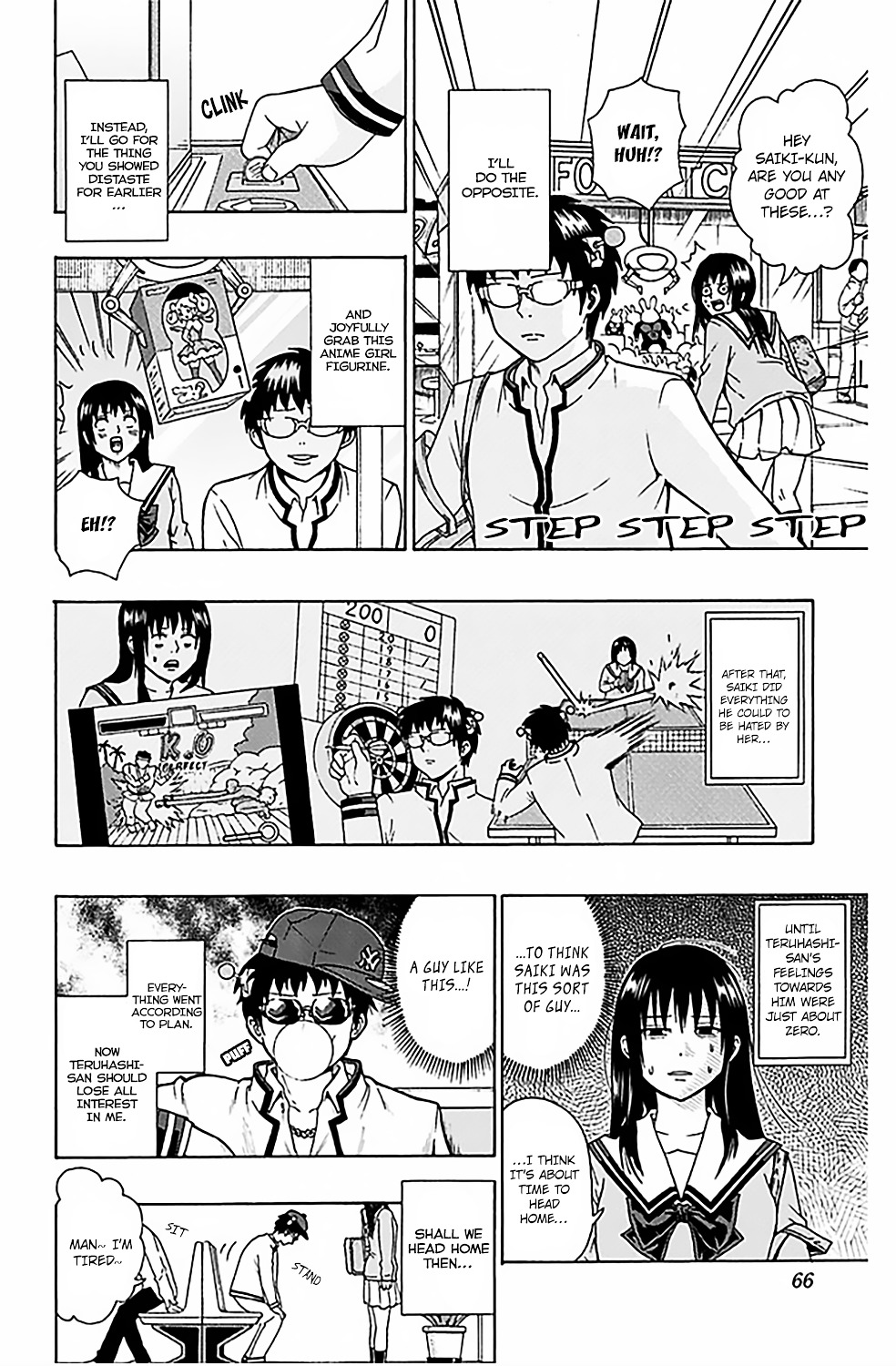 Saiki Kusuo no Sainan Chapter 77.2 page 13 - Chapter 77 v2 : v2 The Most PSItunningly Beautiful Girl vs the Man Who Will Never Fa...