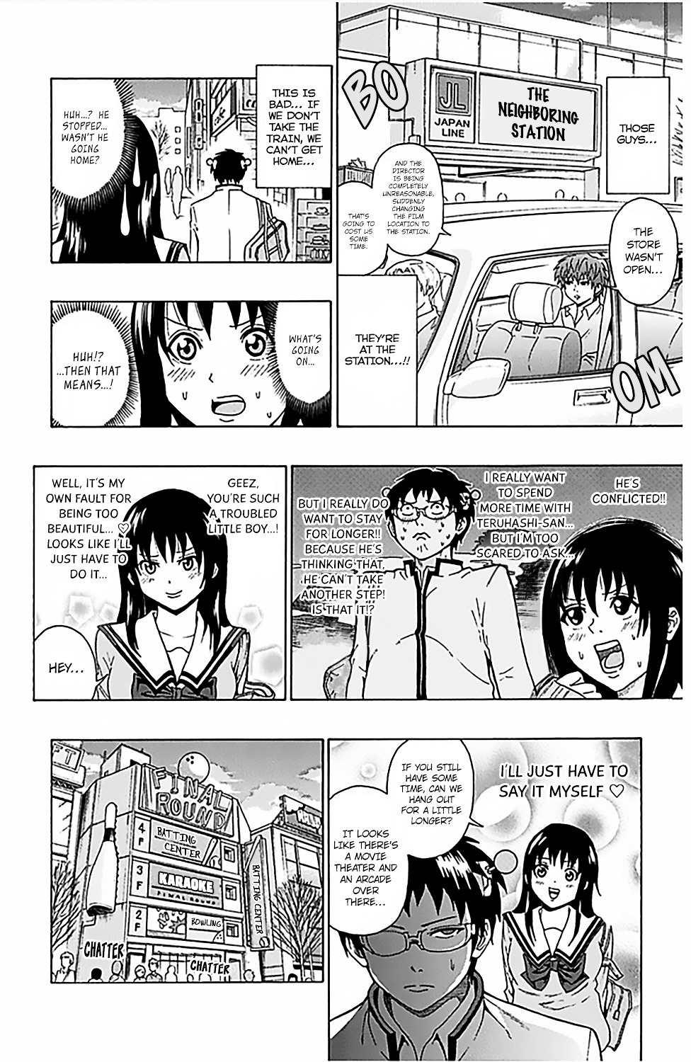 Saiki Kusuo no Sainan Chapter 77.2 page 9 - Chapter 77 v2 : v2 The Most PSItunningly Beautiful Girl vs the Man Who Will Never Fa...