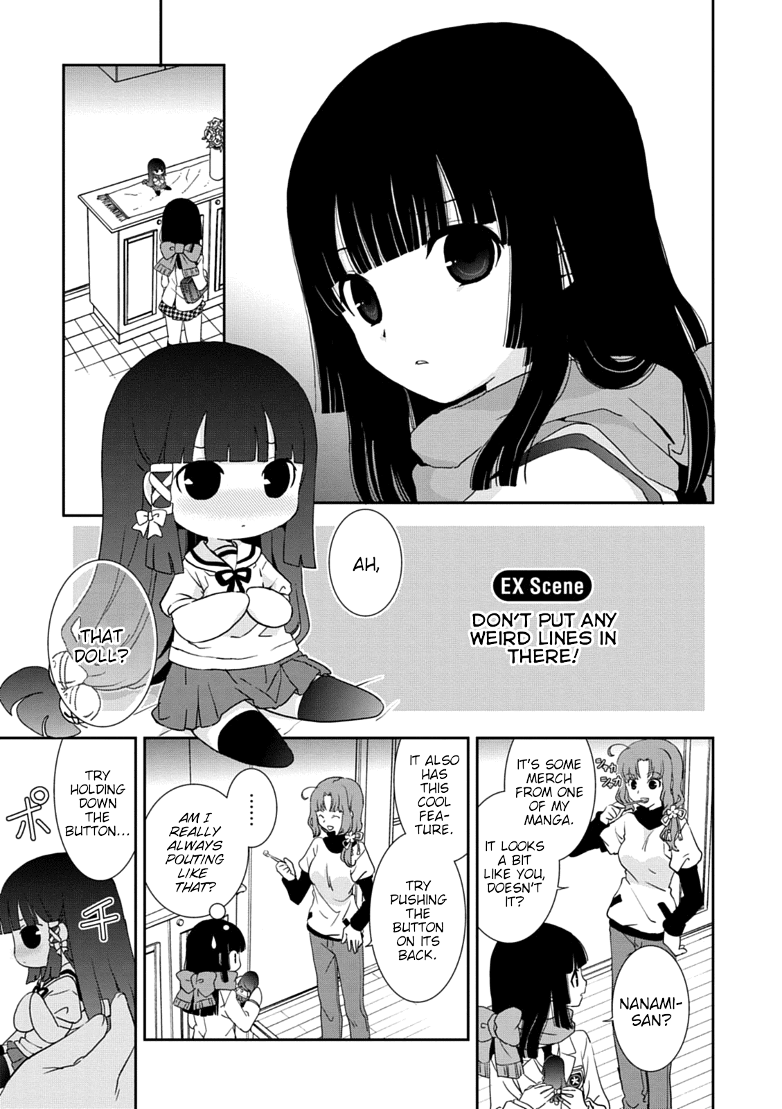 Saikin, Imouto no Yousu ga Chotto Okashii n da ga. Chapter 30.5 page 1 - Chapter 30.5: Don't Put Any Weird Lines in There!