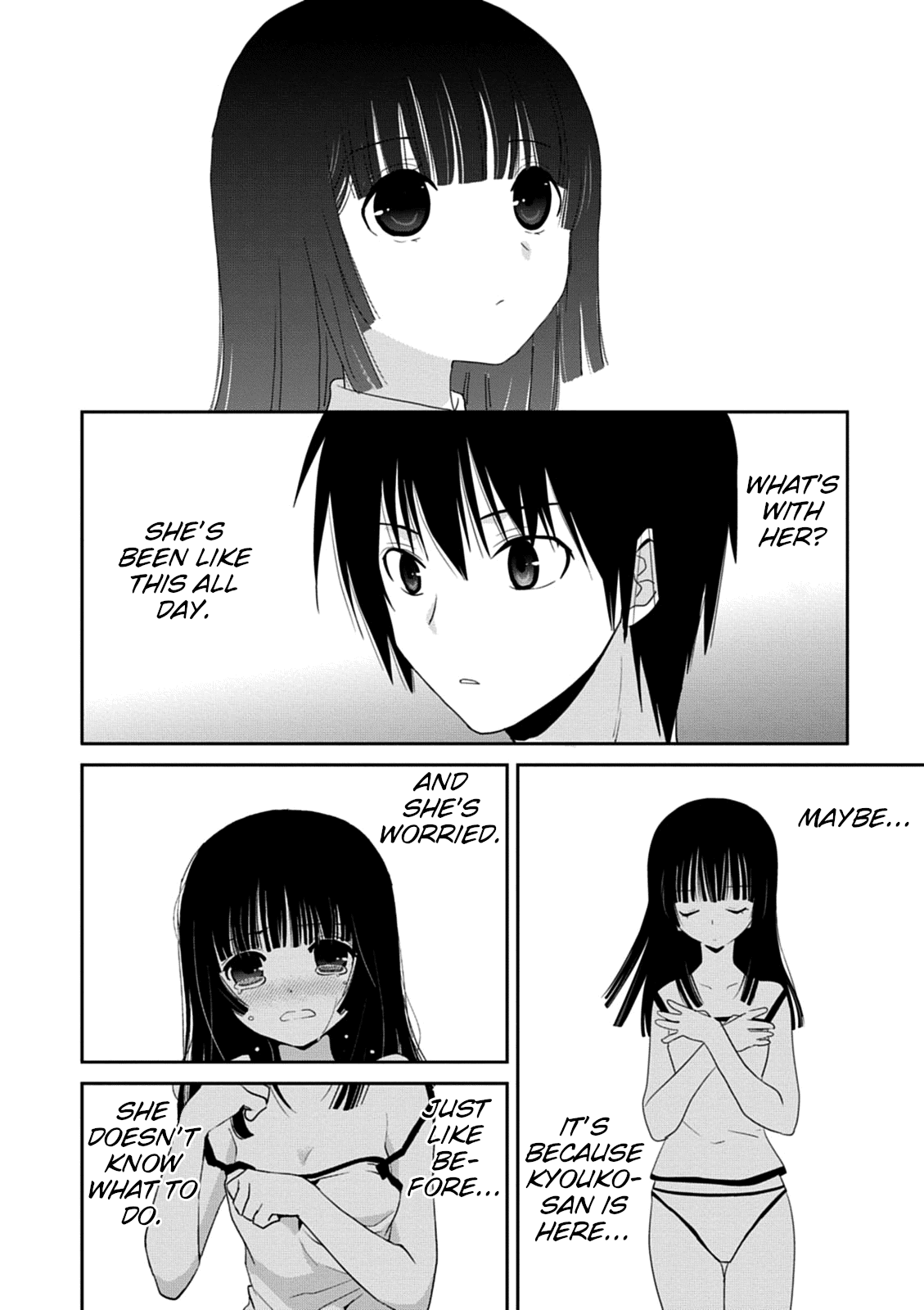 Saikin, Imouto no Yousu ga Chotto Okashii n da ga. Chapter 33 page 8 - Chapter 33: Then... Hold Me Tight Right Here!