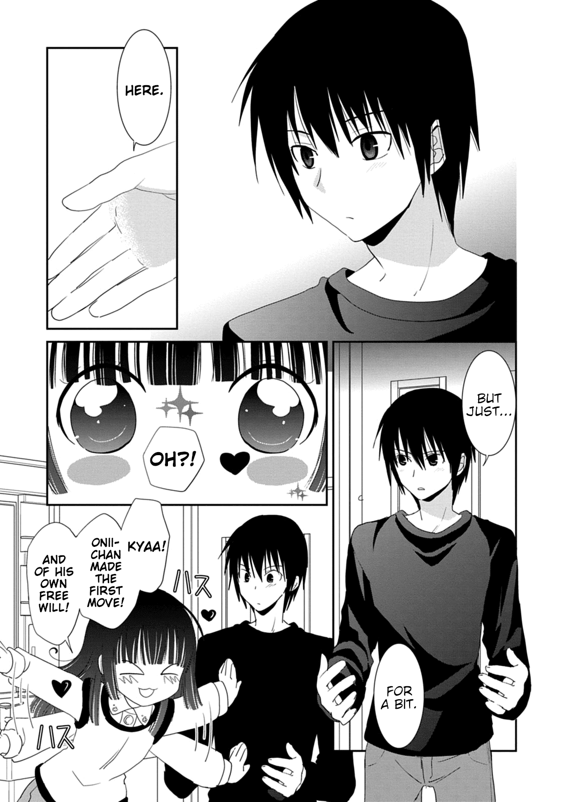 Saikin, Imouto no Yousu ga Chotto Okashii n da ga. Chapter 33 page 9 - Chapter 33: Then... Hold Me Tight Right Here!