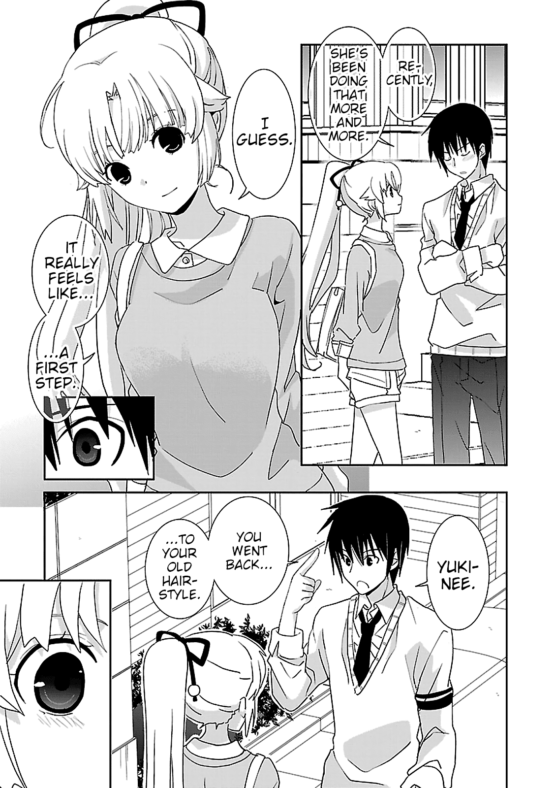 Saikin, Imouto no Yousu ga Chotto Okashii n da ga. Chapter 54 page 26 - Chapter 54: I'm Back, Onii-Chan. [END]