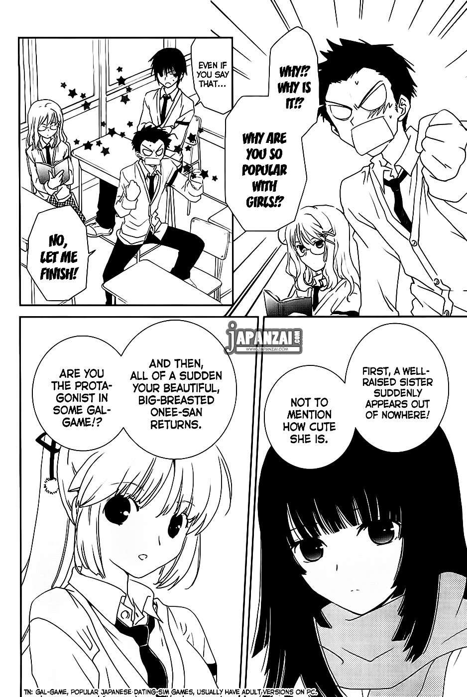 Saikin, Imouto no Yousu ga Chotto Okashii n da ga. Chapter 6 page 18 - Chapter 6 : Scene 6 - I'm troubled, read the Atmosphere, Idiot