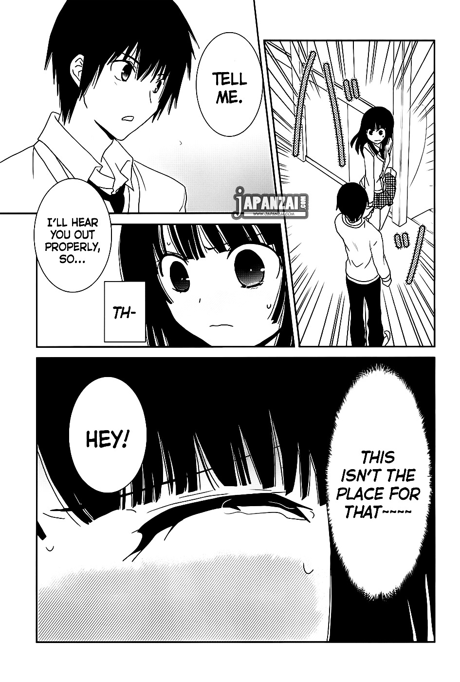 Saikin, Imouto no Yousu ga Chotto Okashii n da ga. Chapter 6 page 25 - Chapter 6 : Scene 6 - I'm troubled, read the Atmosphere, Idiot