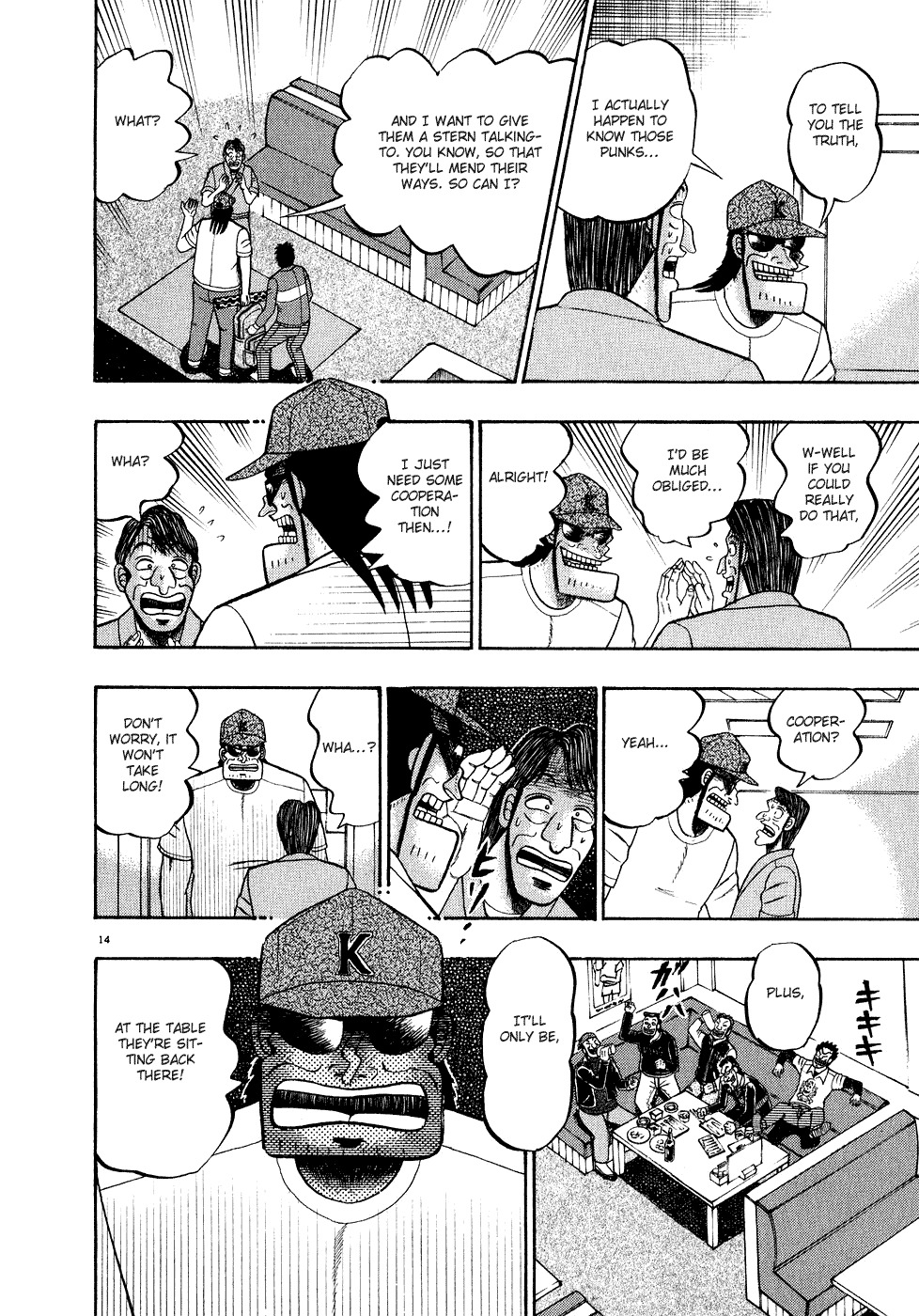 Saikyou Densetsu Kurosawa Chapter 63 page 14 - Chapter 63: Trouble in Akagi