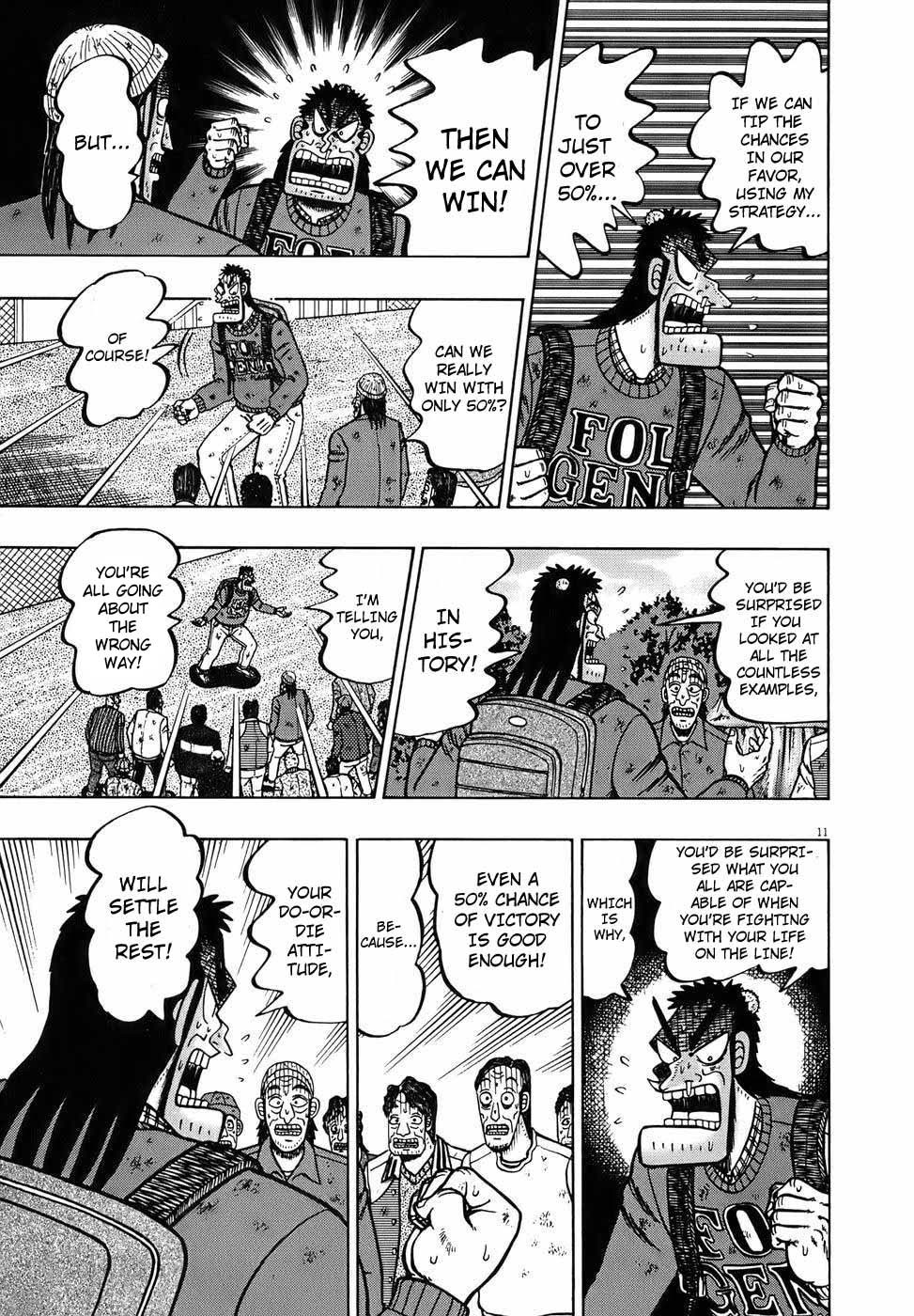 Saikyou Densetsu Kurosawa Chapter 75 page 10 - Chapter 75: Hesitance