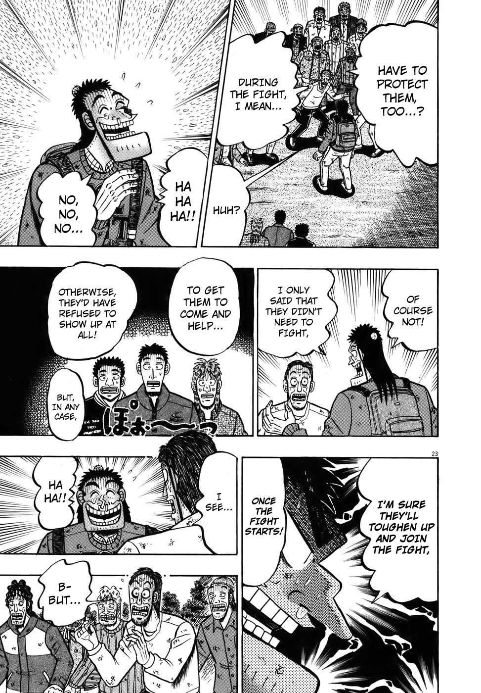 Saikyou Densetsu Kurosawa Chapter 75 page 21 - Chapter 75: Hesitance