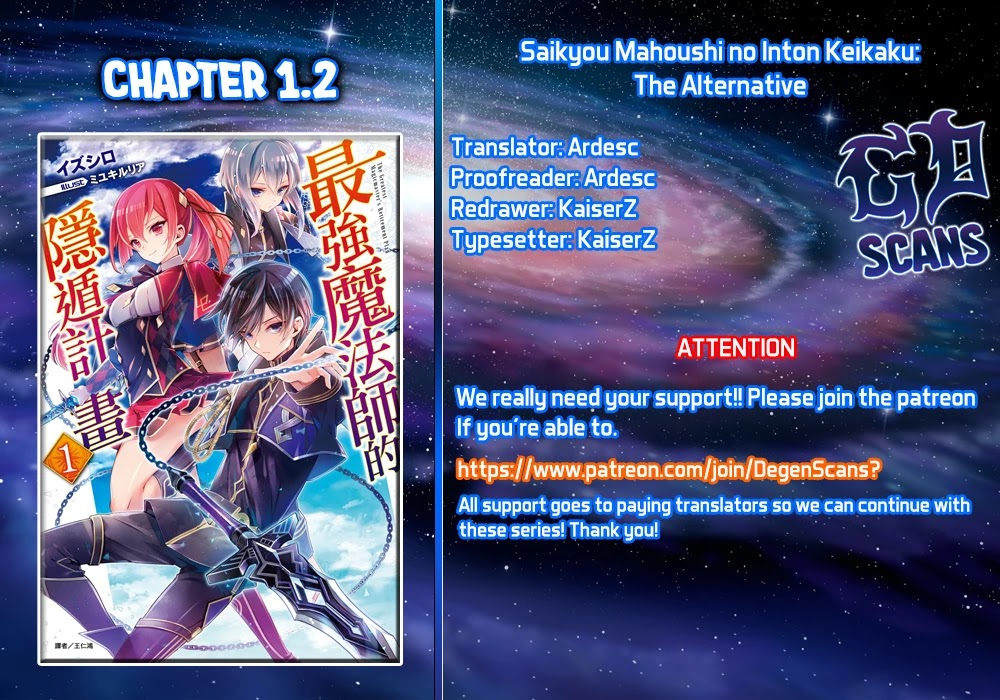 Saikyou Mahoushi no Inton Keikaku: The Alternative Chapter 1.2 page 1 - Chapter 1.2