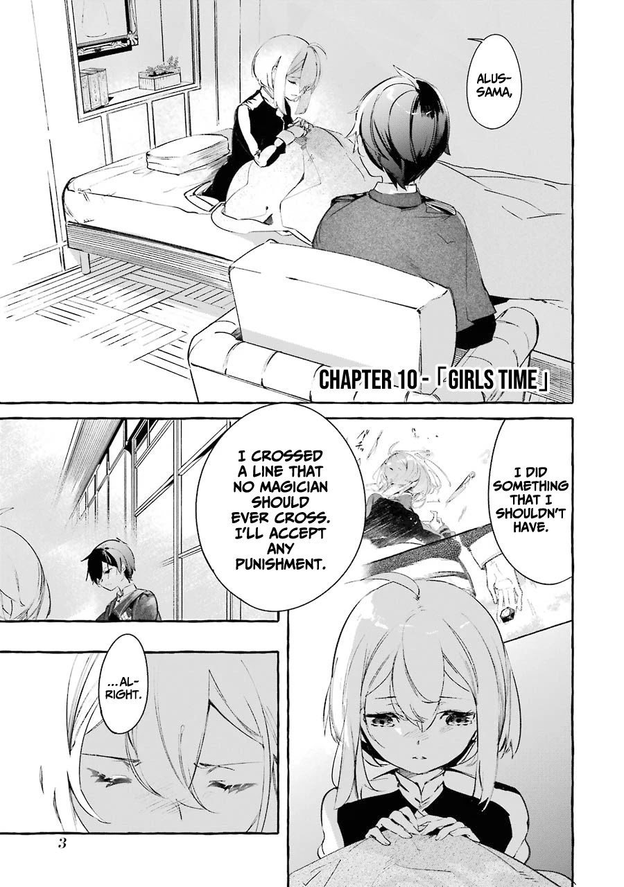 Saikyou Mahoushi no Inton Keikaku: The Alternative Chapter 10 page 2 - Chapter 10: 「Girls time」