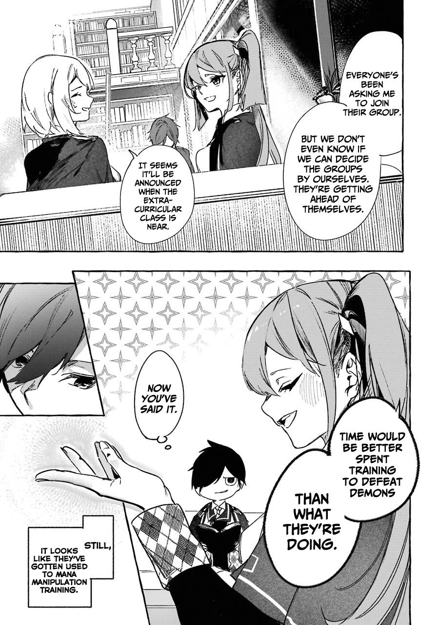 Saikyou Mahoushi no Inton Keikaku: The Alternative Chapter 12 page 6 - Chapter 12: 「The night before extracurricular class」