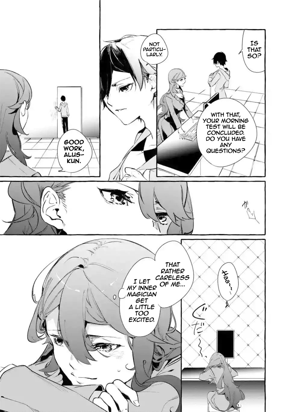 Saikyou Mahoushi no Inton Keikaku: The Alternative Chapter 7 page 38 - Chapter 7: 「Capability Test」